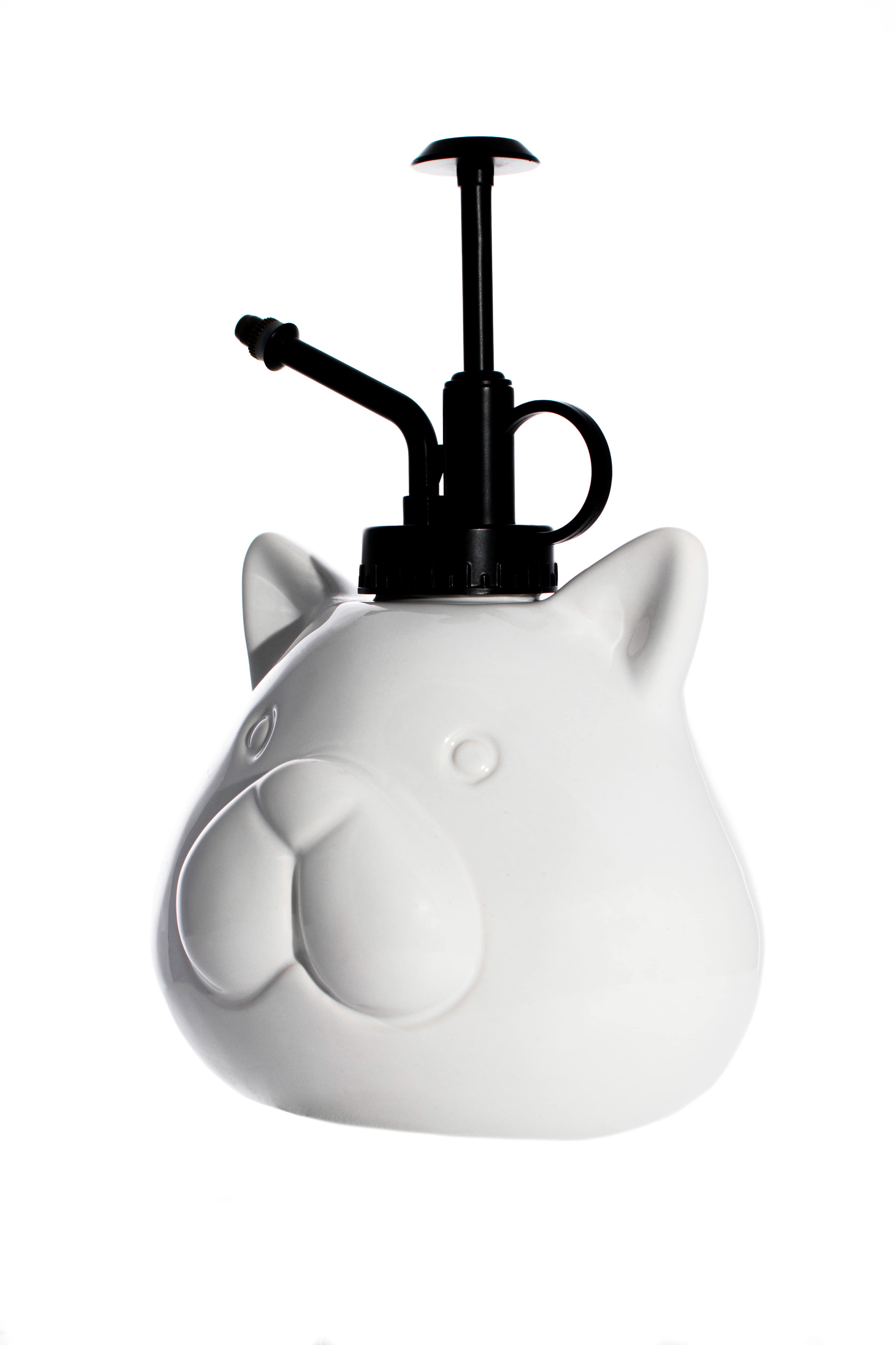 Pulverizador para plantas “gato” blanco