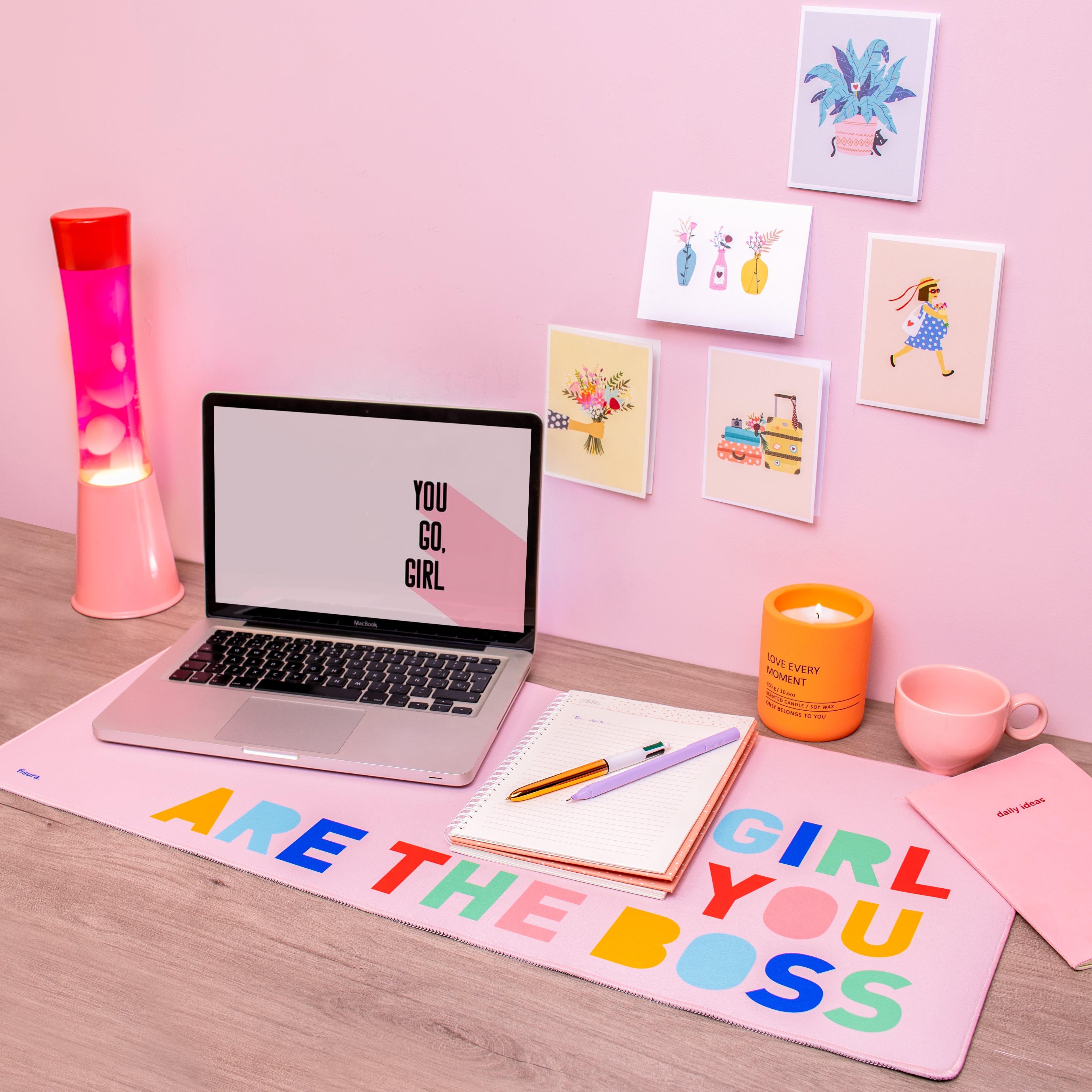 Alfombrilla ratón XXL “Girl you are the boss”