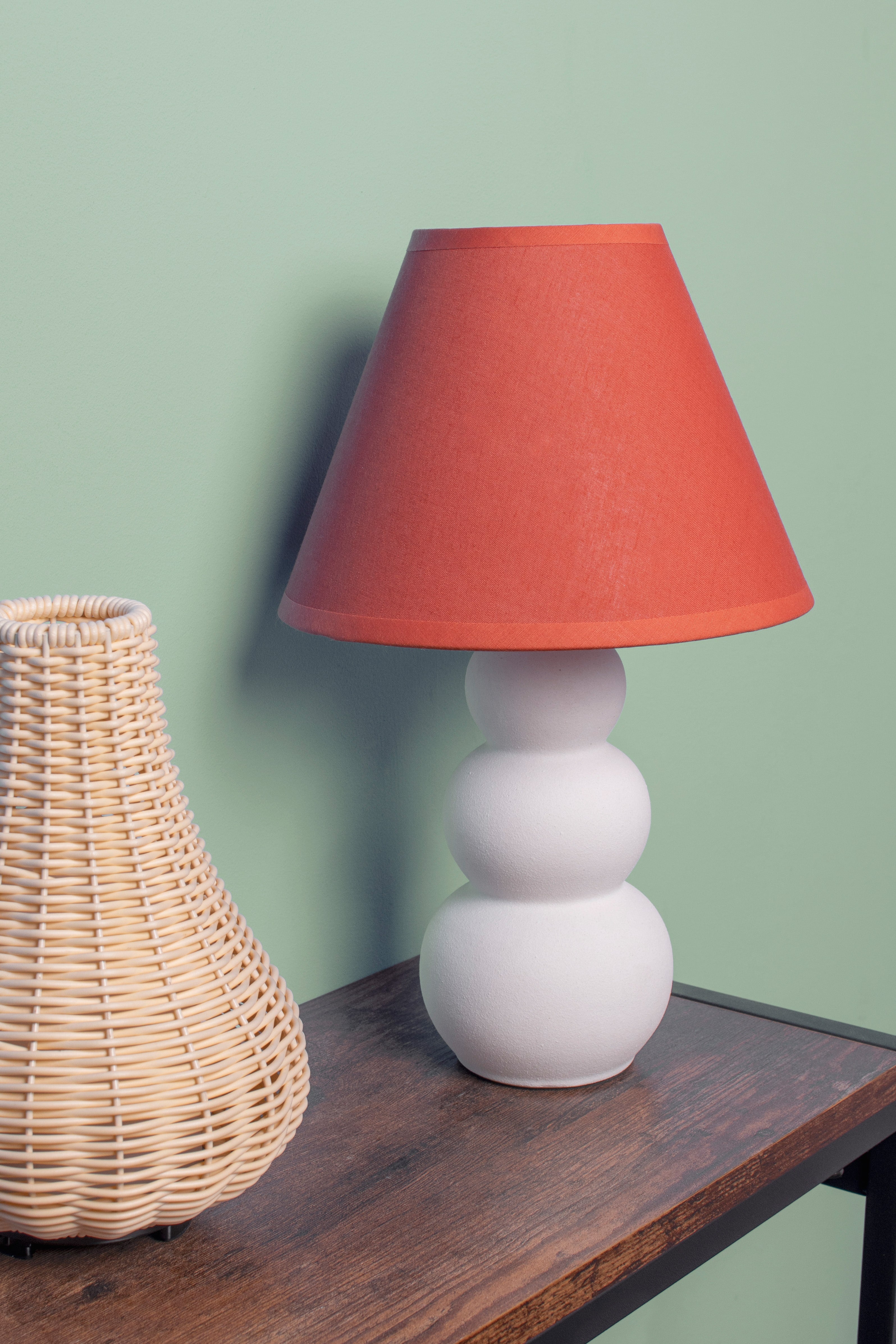 Lámpara de cerámica "Maia" - blanco