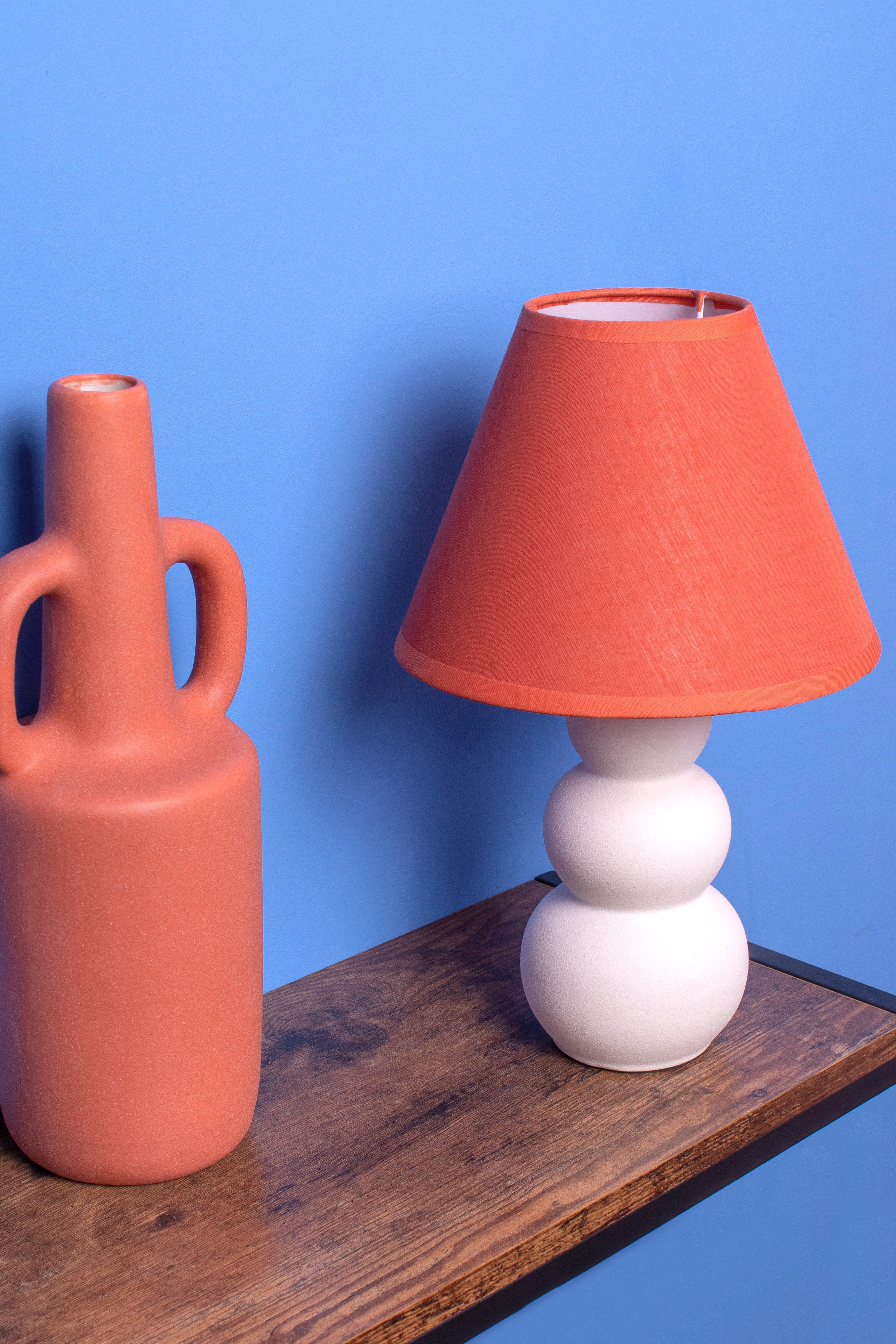 Lámpara de cerámica "Maia" - blanco