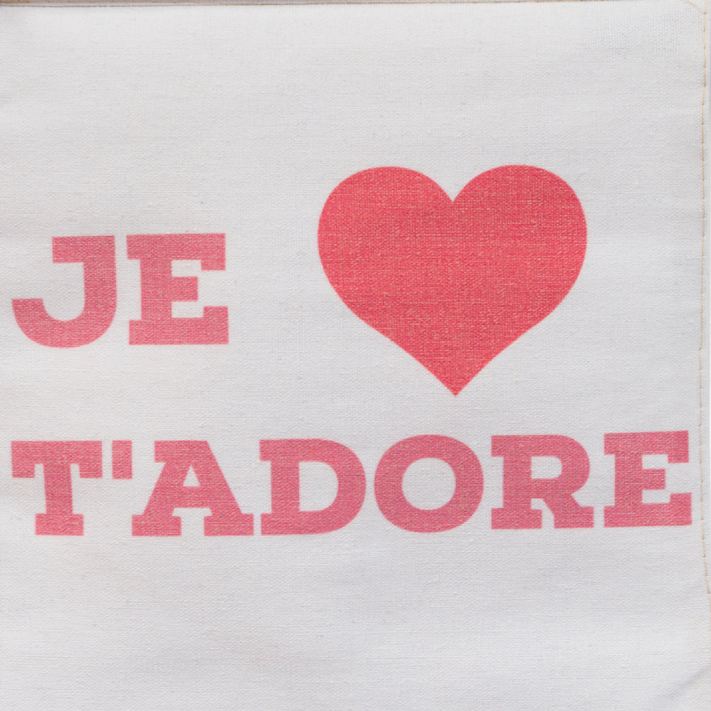 Banderola "Je t' adore"