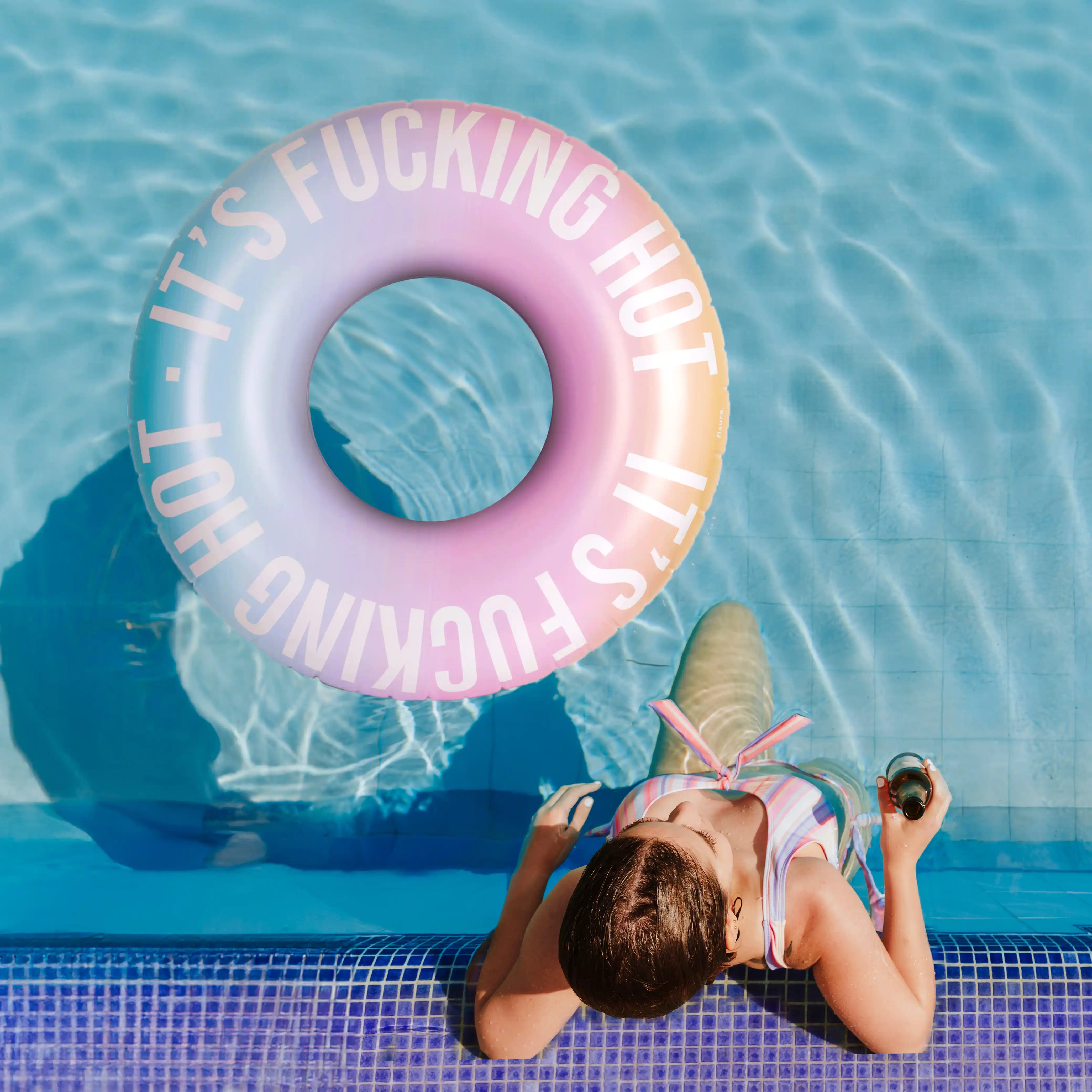 Flotador “It’s fucking hot”