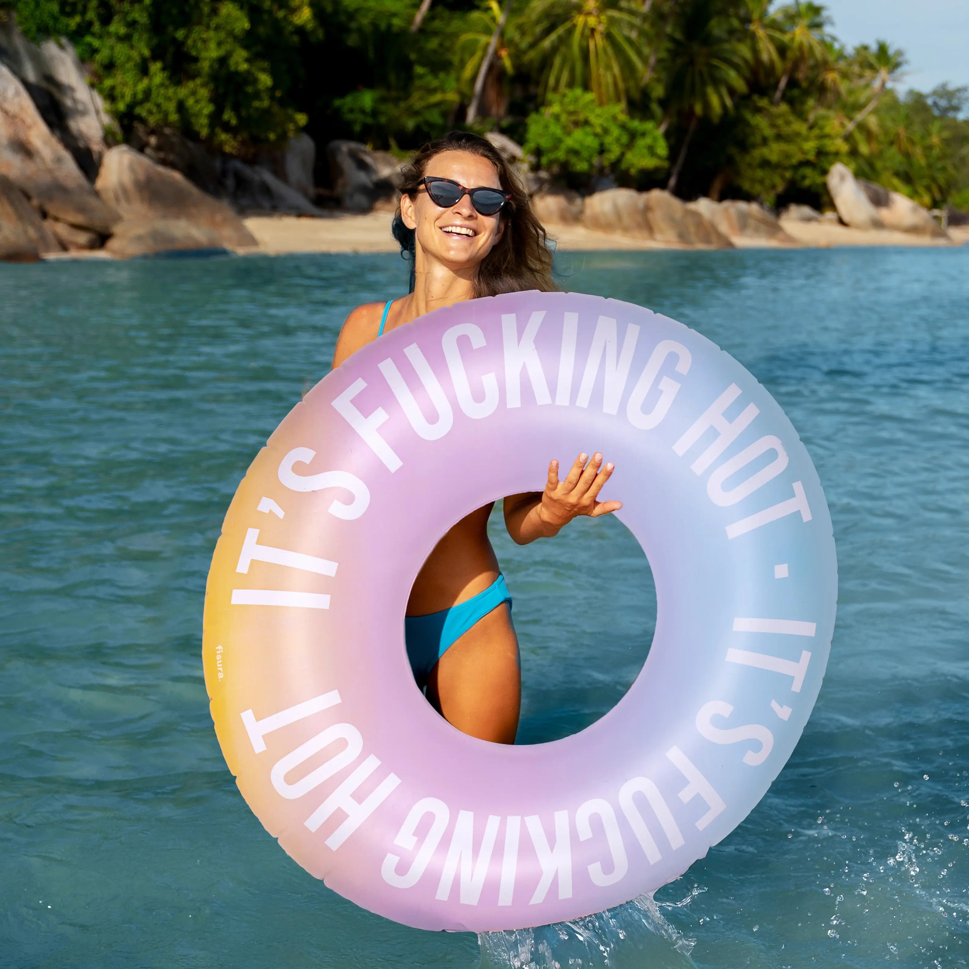 Flotador “It’s fucking hot”