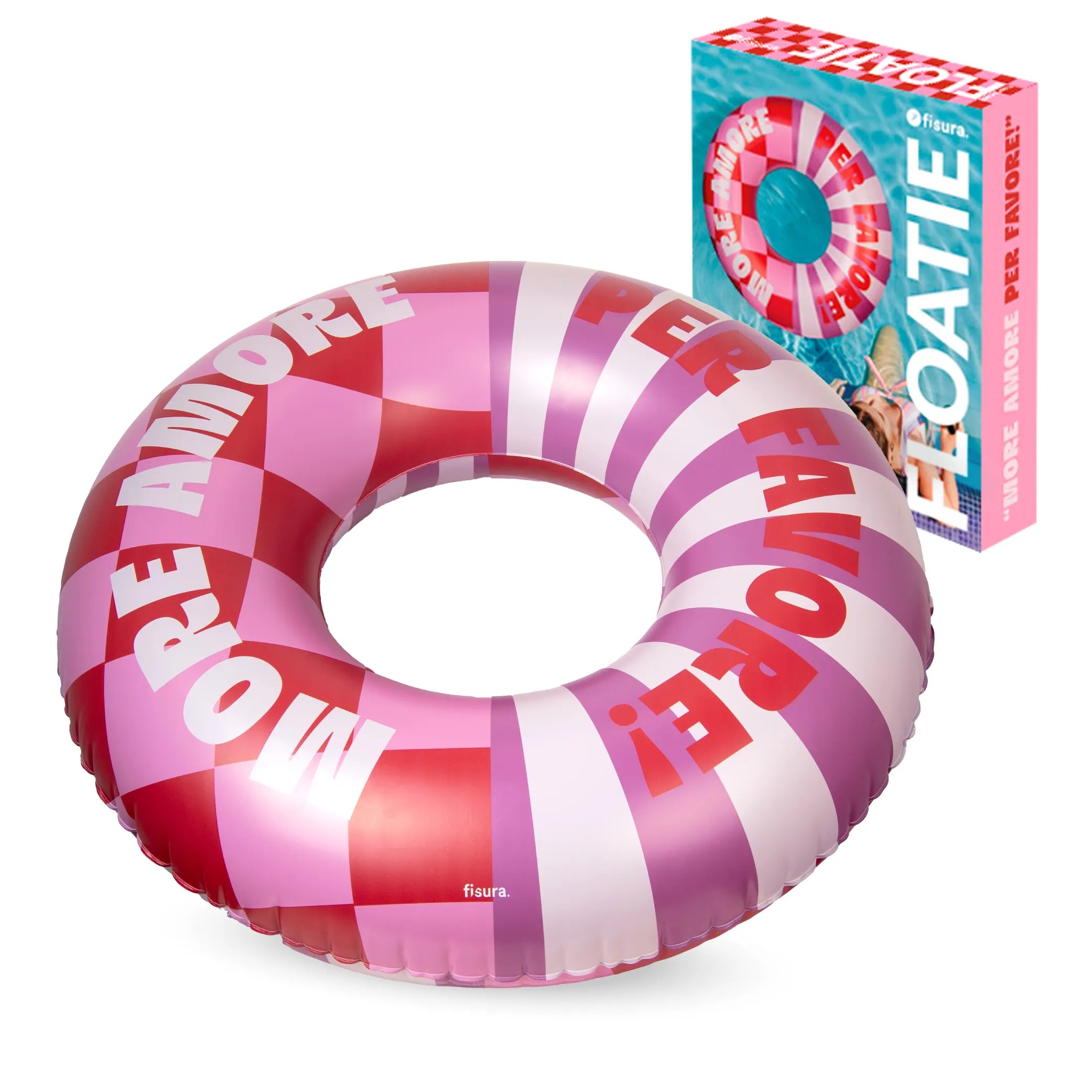 Ciambella gonfiabile "More amore per favore"