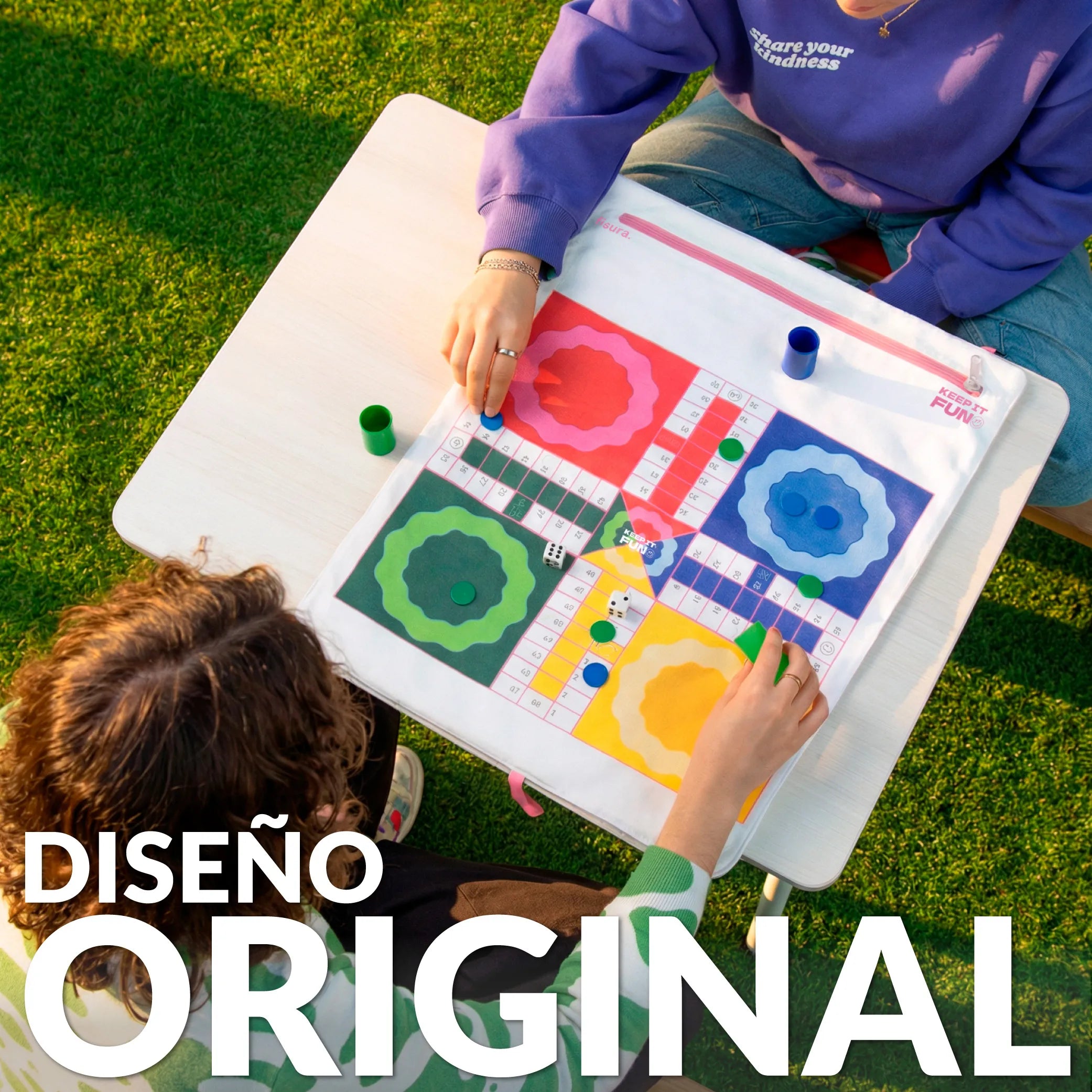 Jeu de société portable “Parchís”