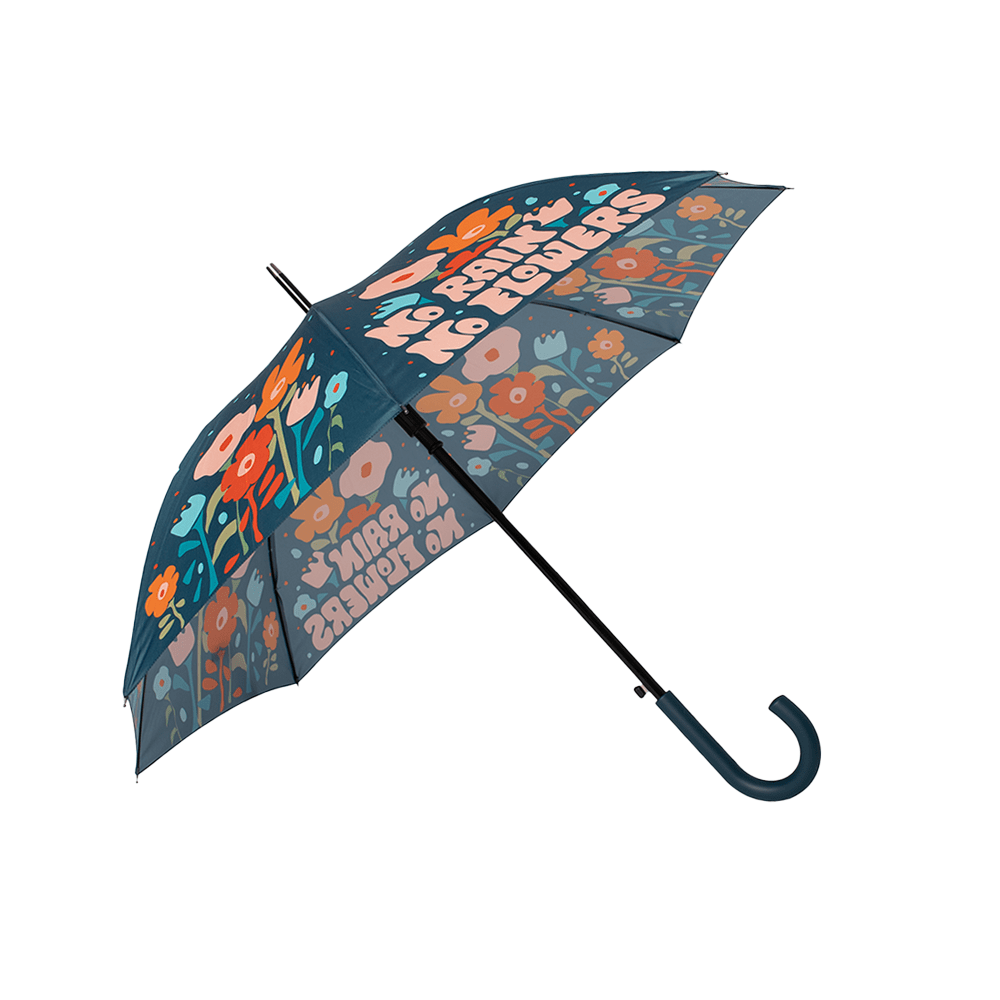 Paraguas "No rain no flowers"