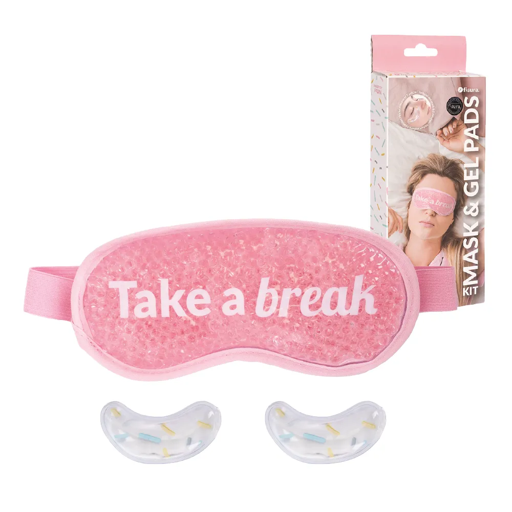 Kit antifaz y parches ojos “Take a break”