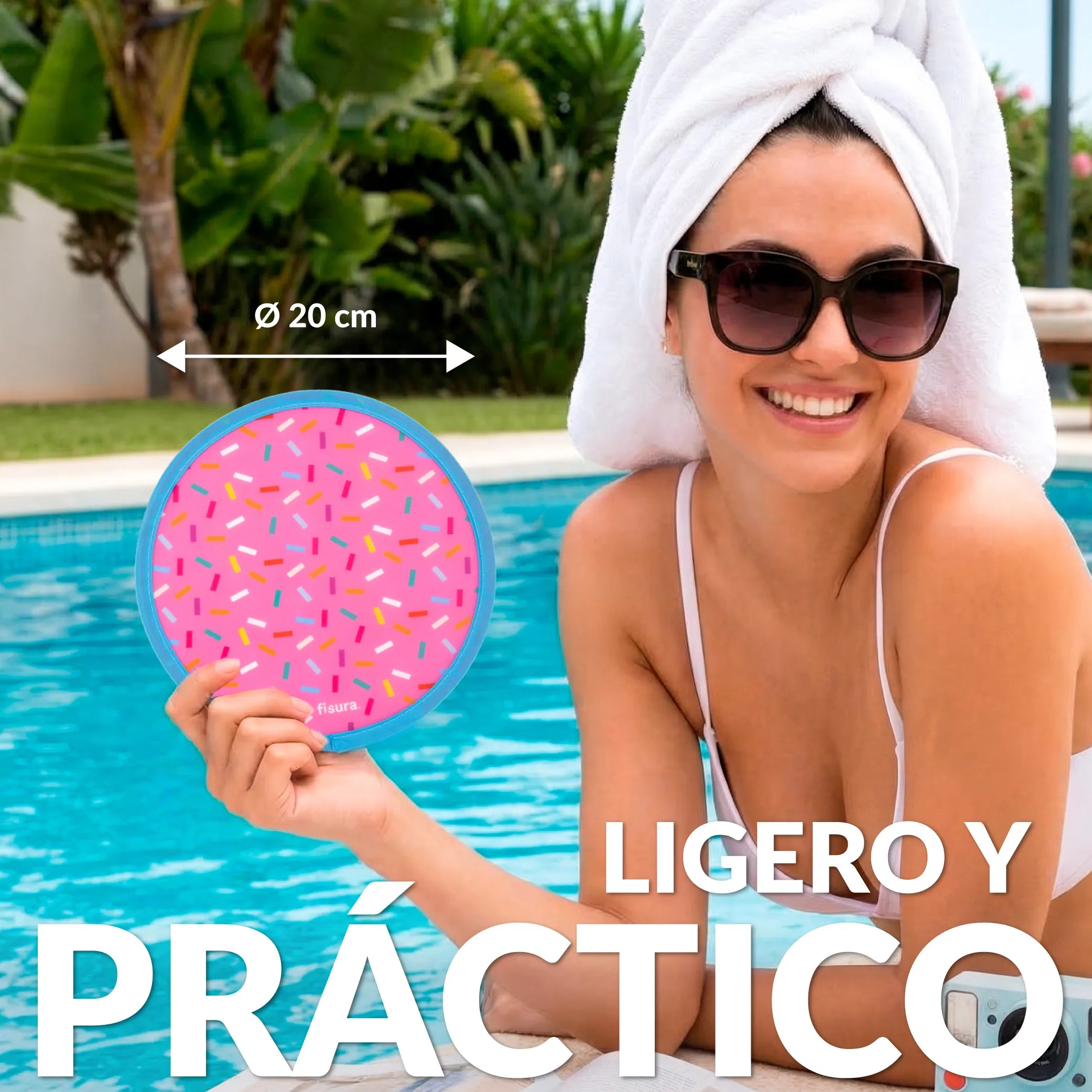 Abanico plegable “Confeti”