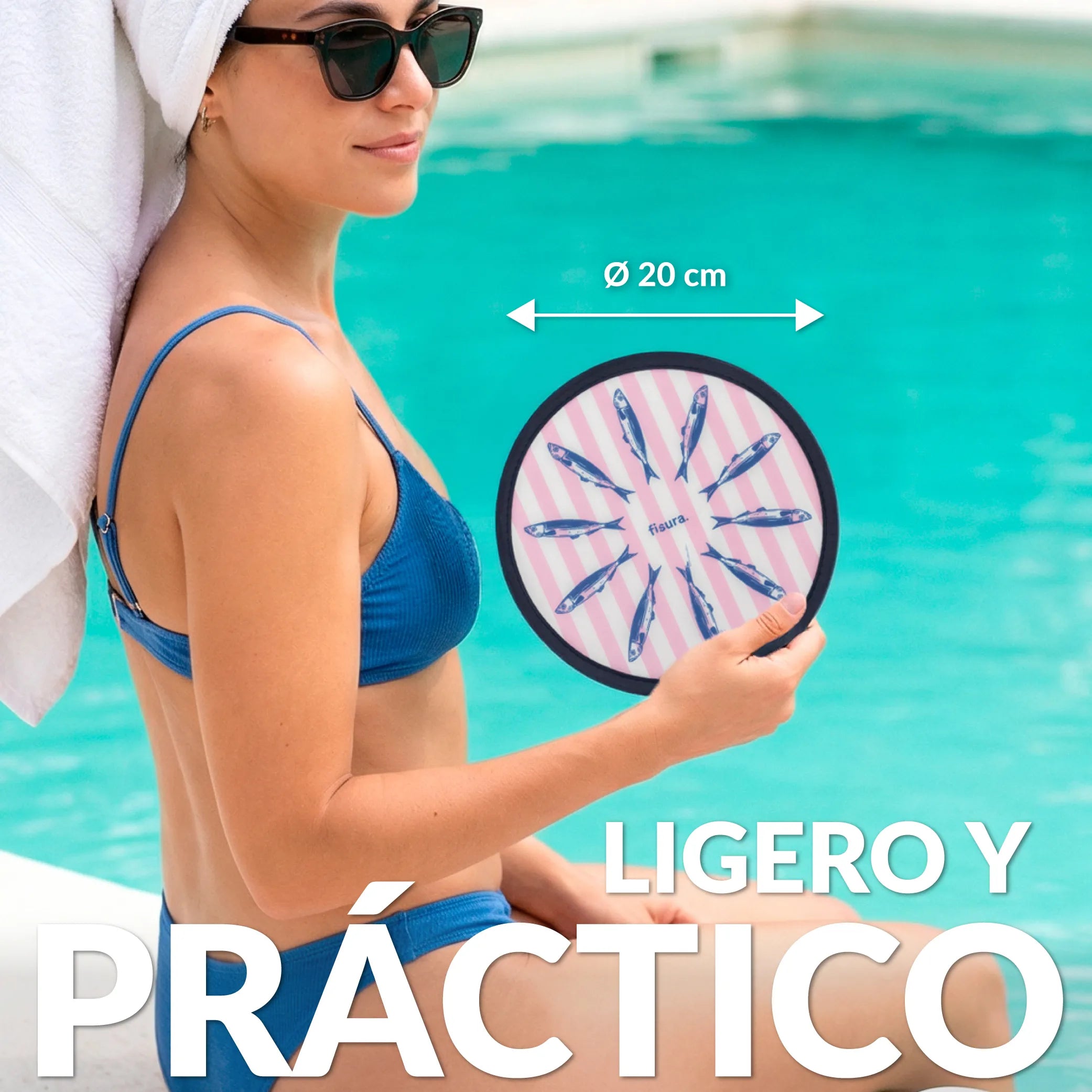 Abanico plegable “Sardinas”