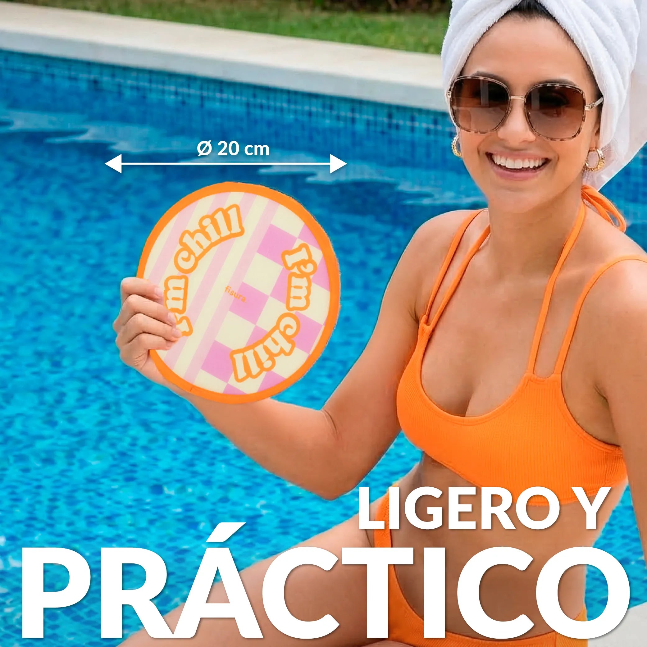 Handfächer „I’m chill“