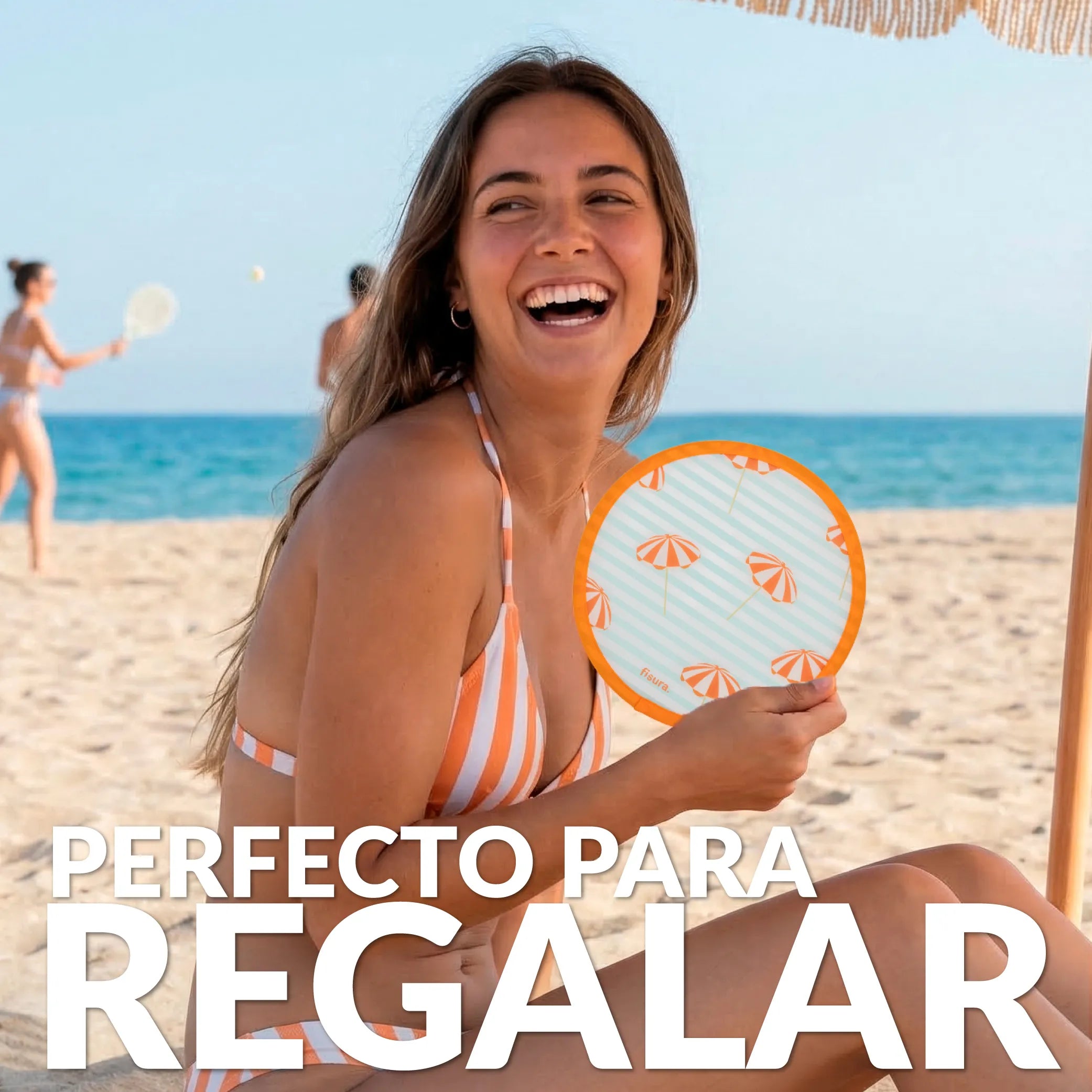 Abanico plegable “Sombrillas”