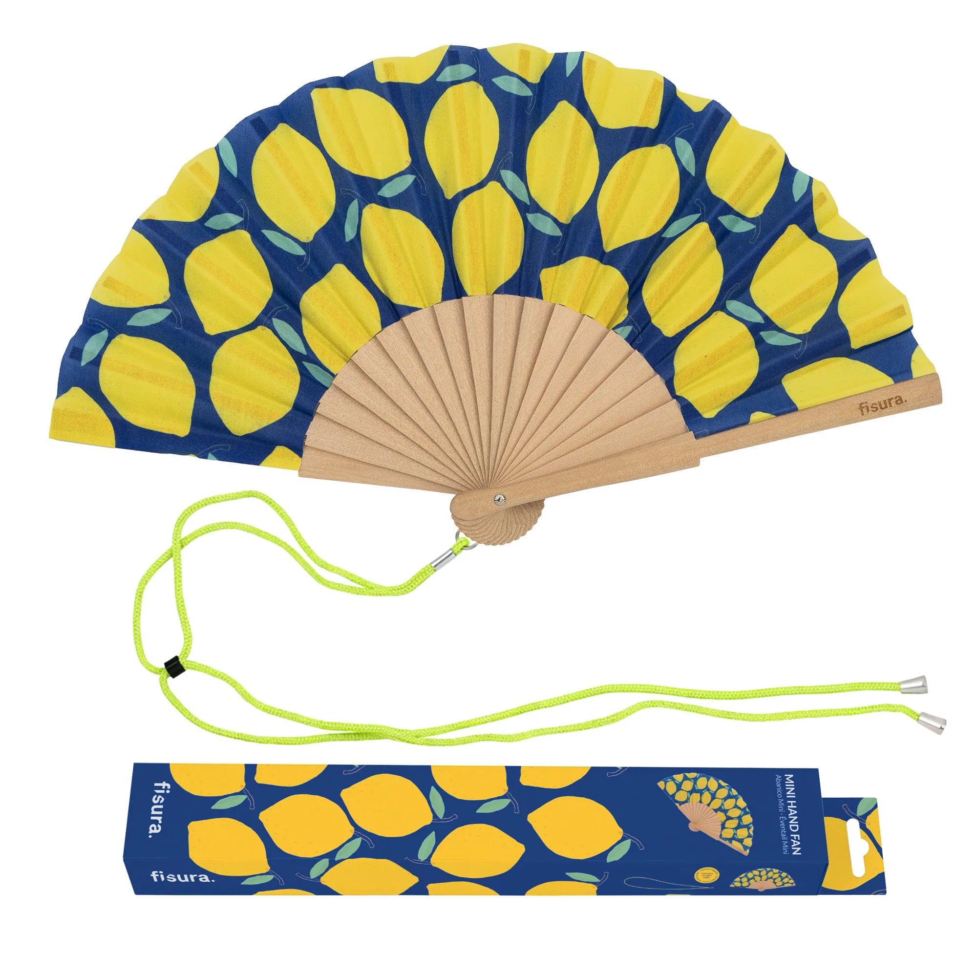 Handfächer Mini „Limones“