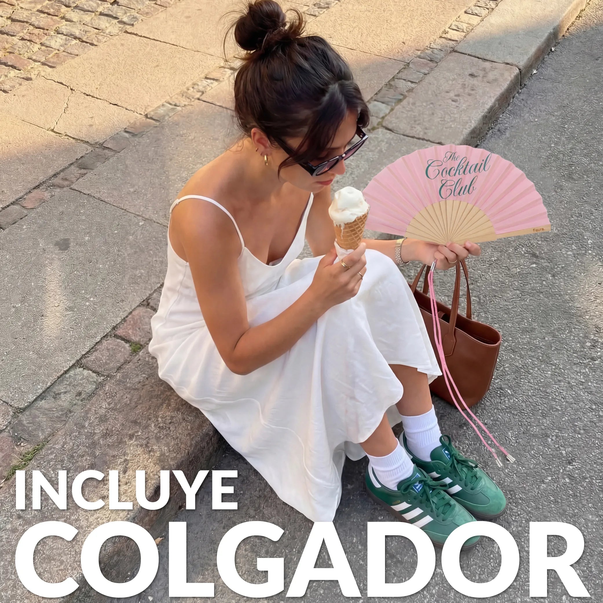 Abanico mini "The cocktail club"