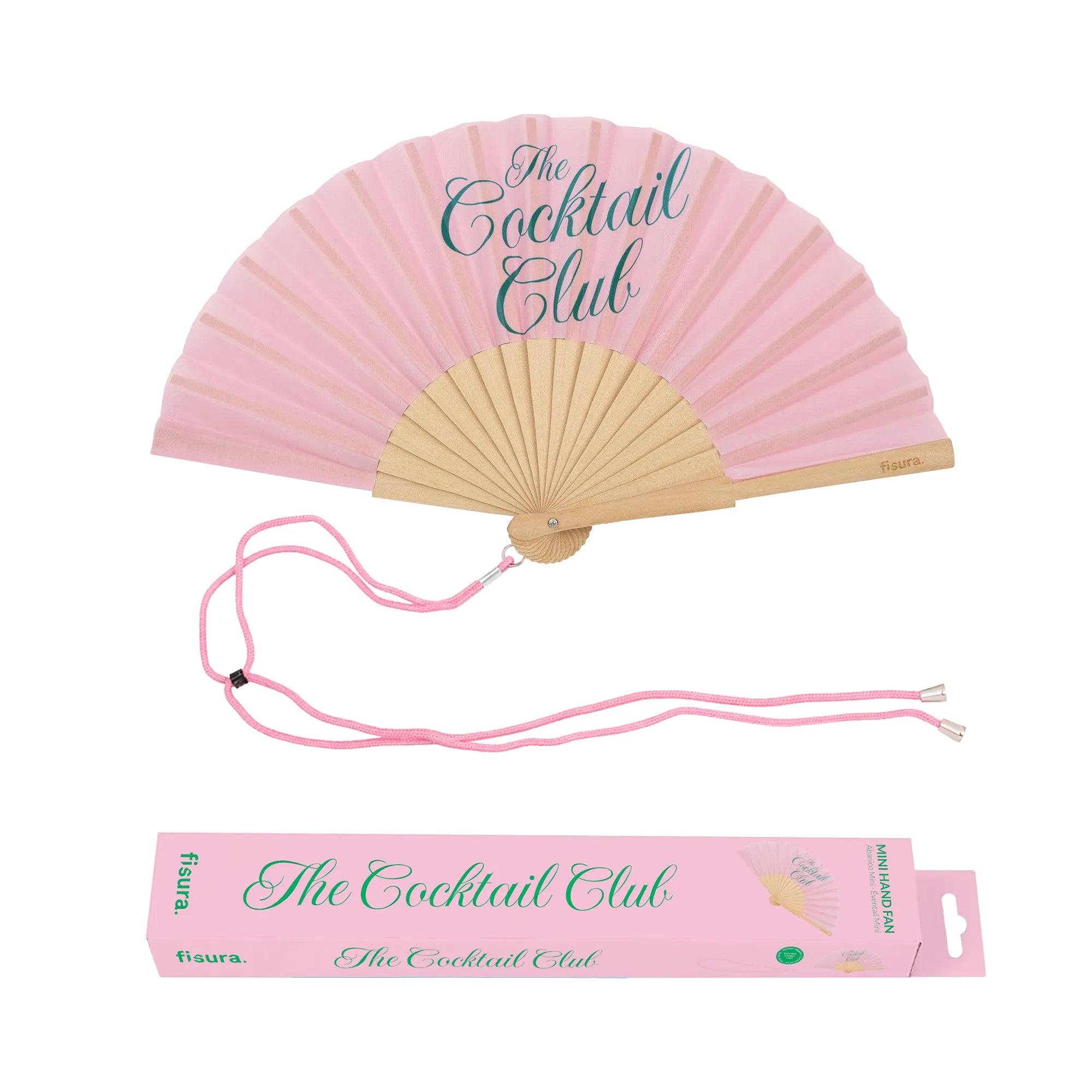 Abanico mini "The cocktail club"