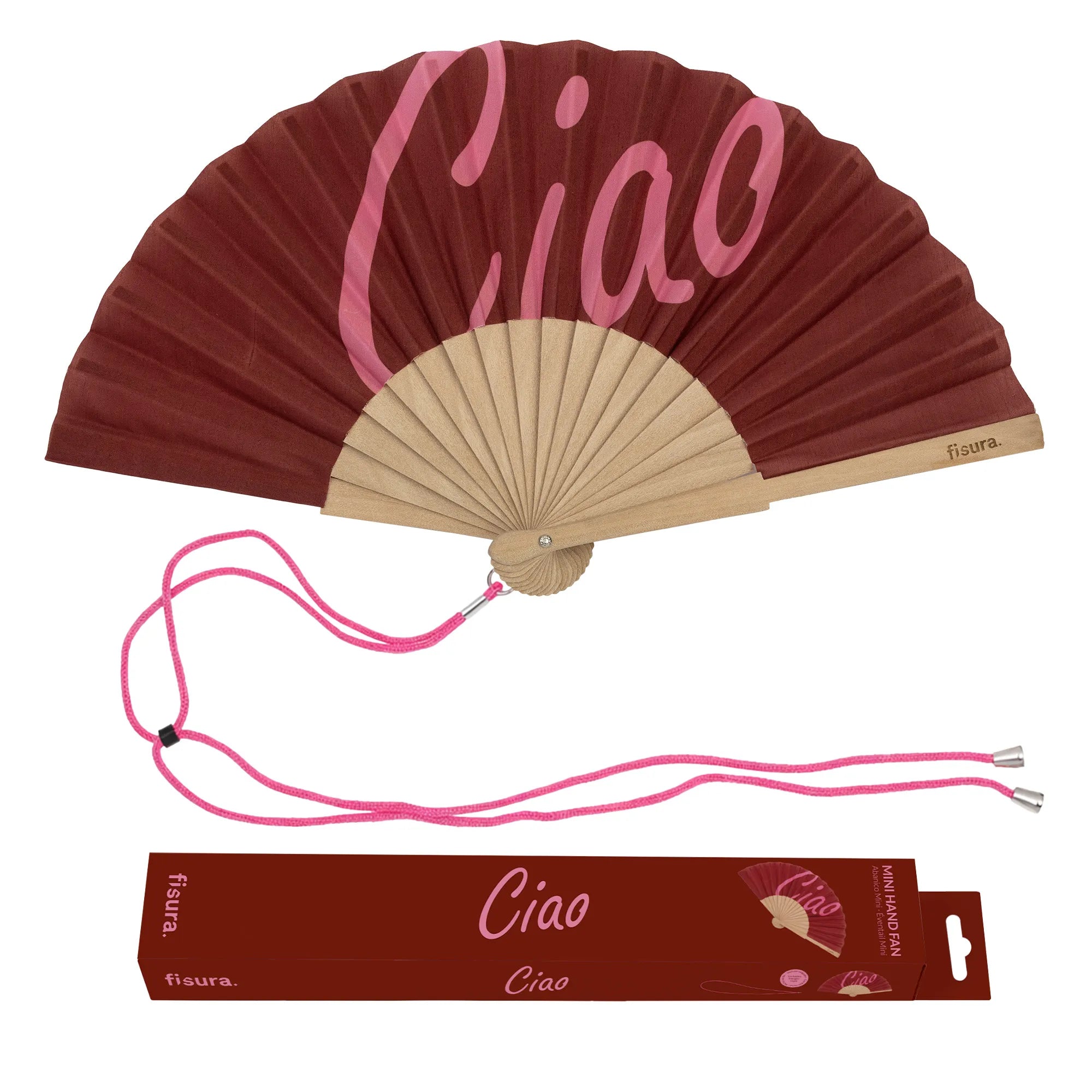 Mini-Handfächer „Ciao“