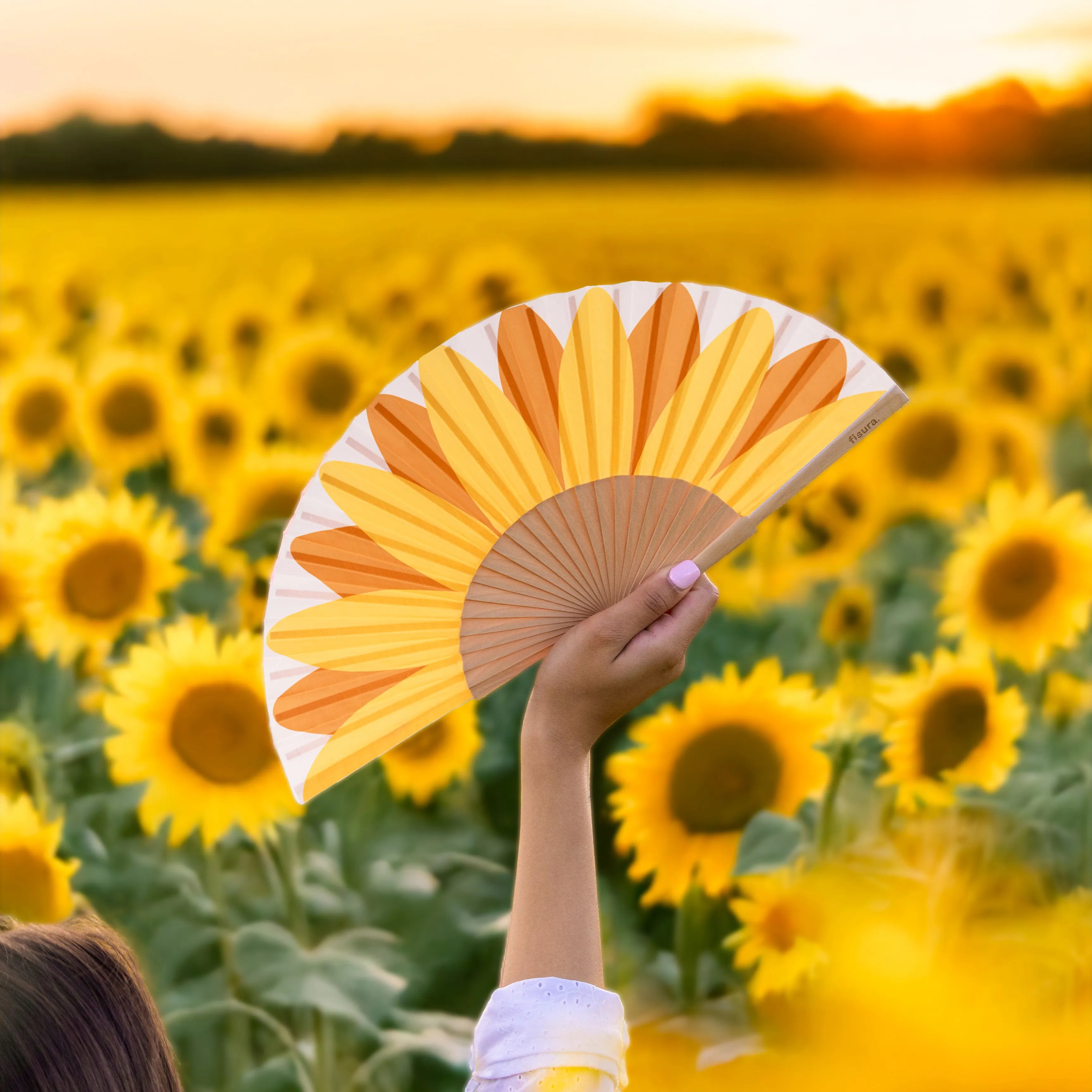 Abanico “Girasol”