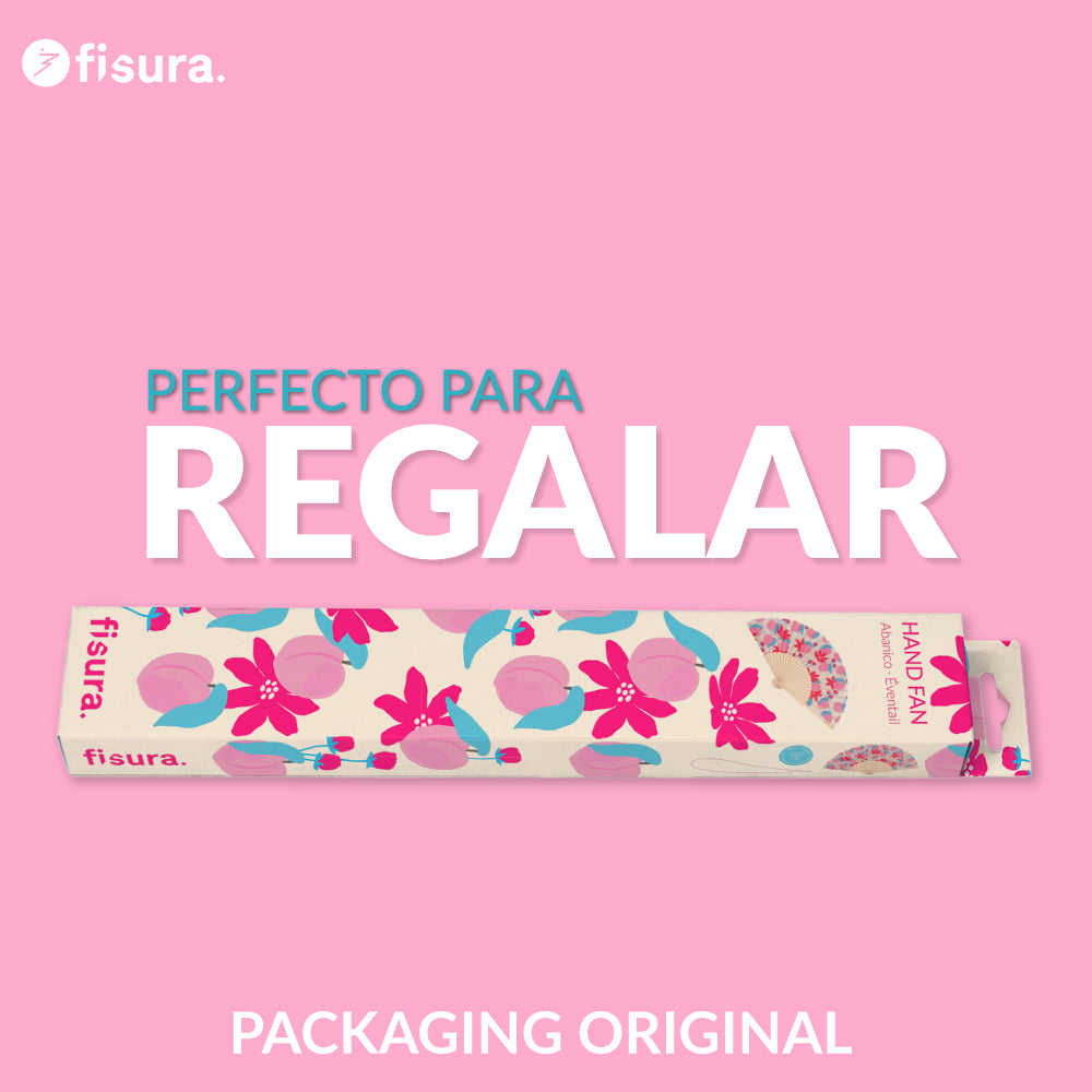 Abanico “Flores salvajes”