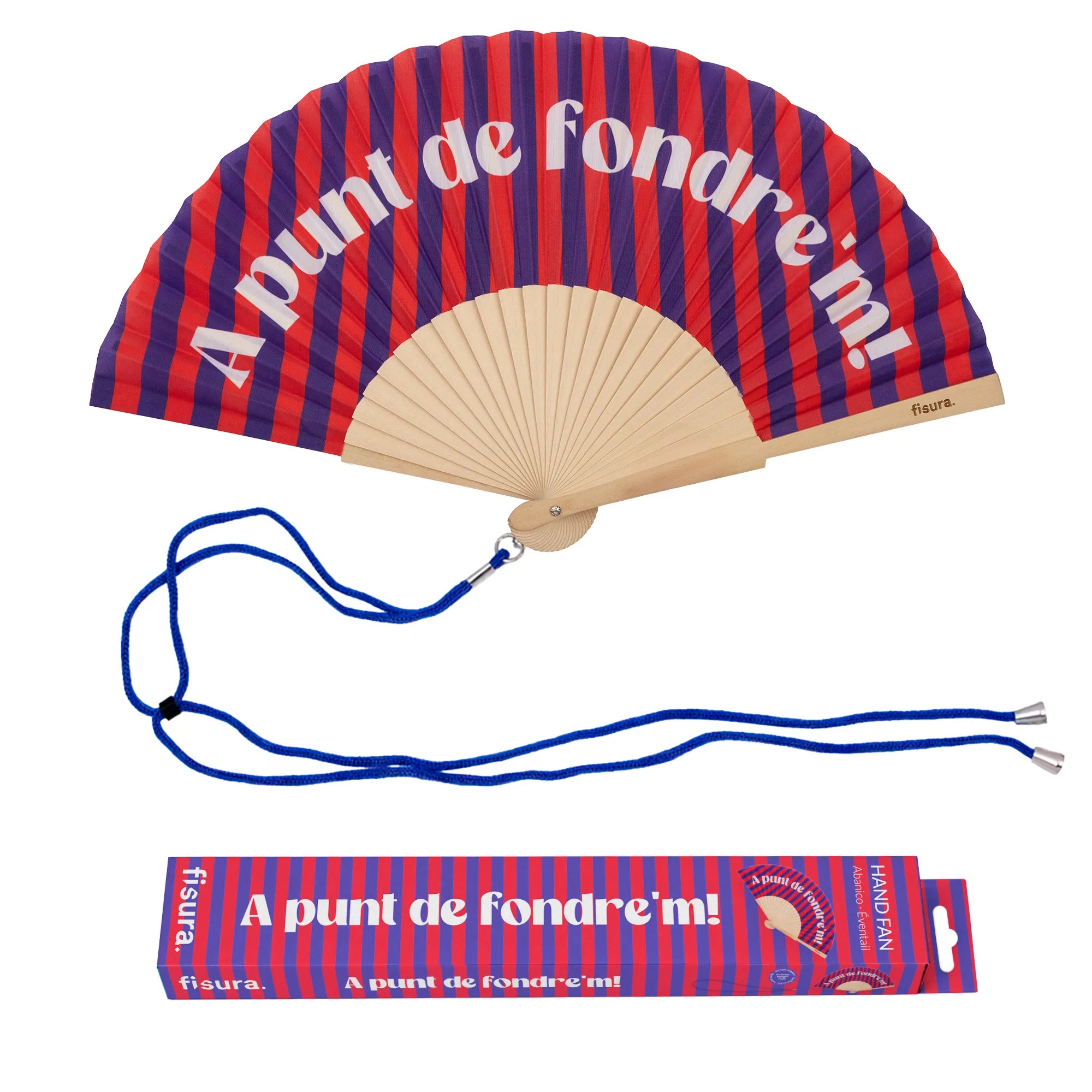 Abanico “A punt de fondre’m”