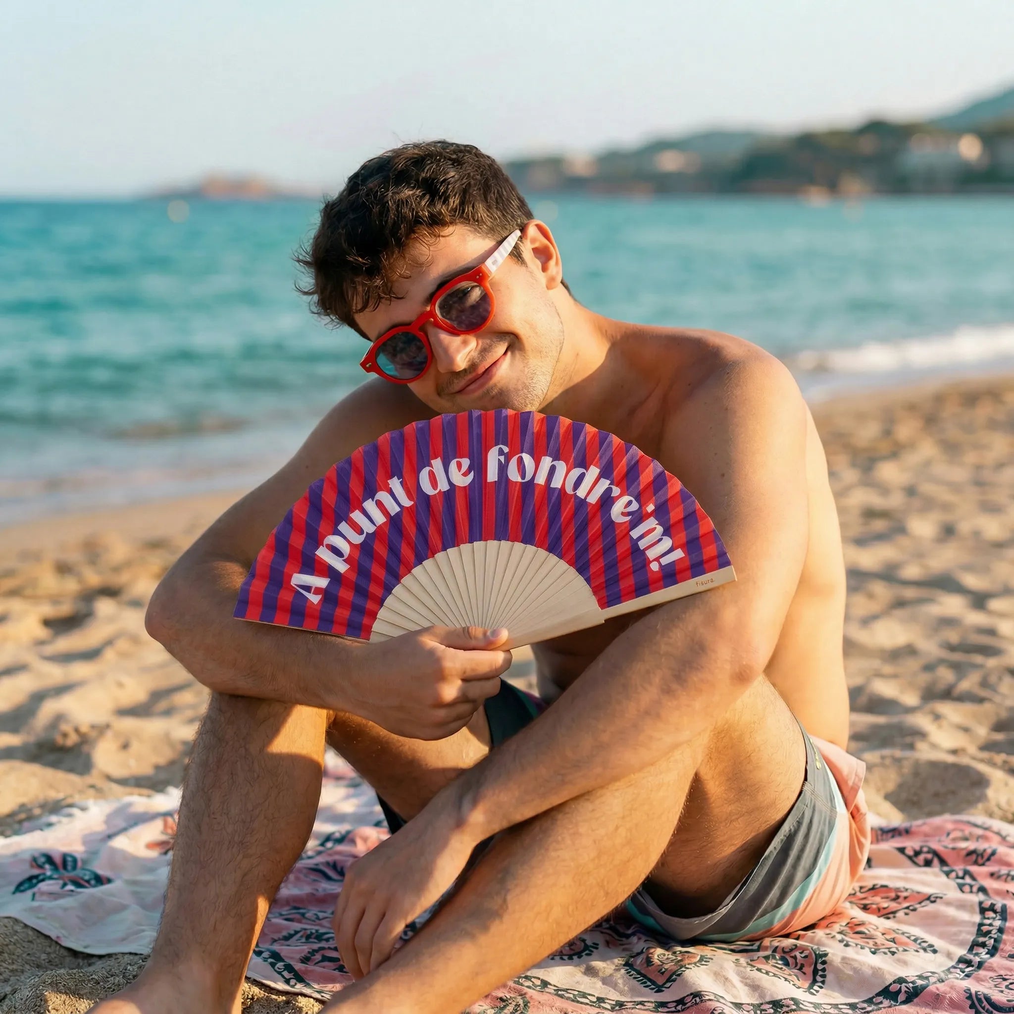 Abanico “A punt de fondre’m”