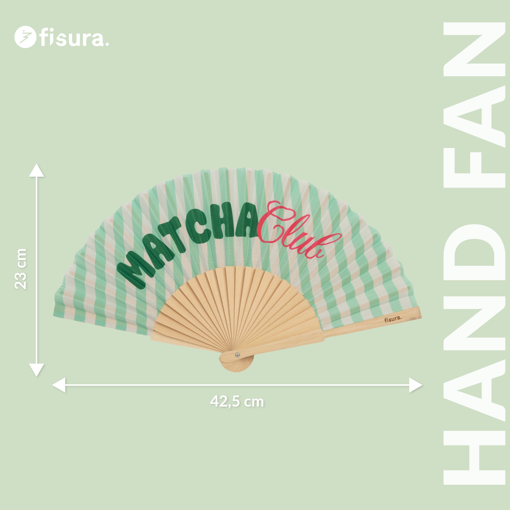 Abanico “Matcha club”
