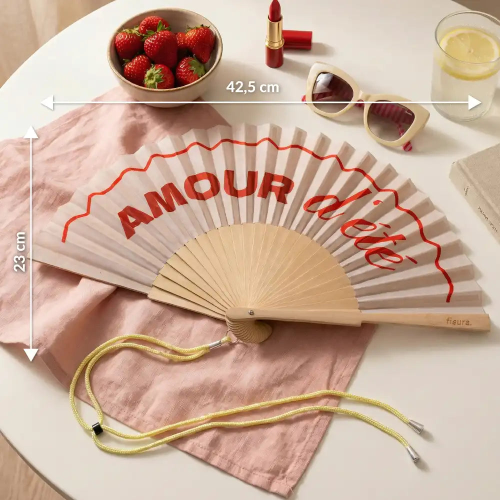 Abanico "Amour d'eté"