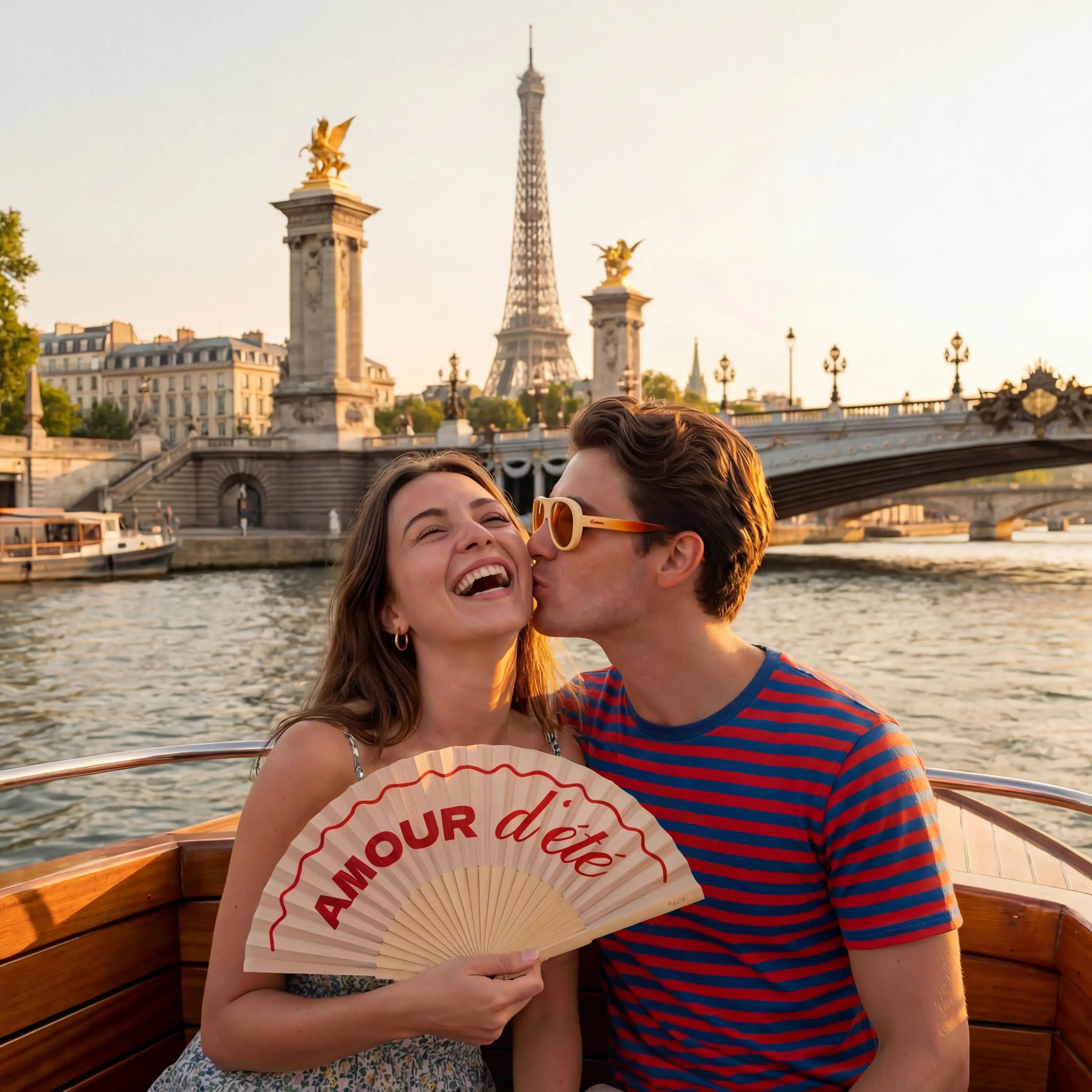 Abanico "Amour d'eté"