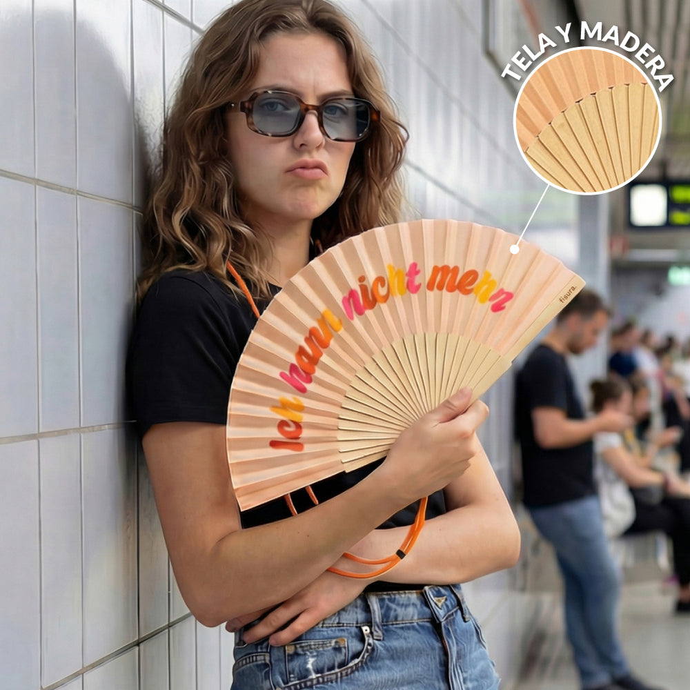 Abanico "Ich kann nicht mehr"