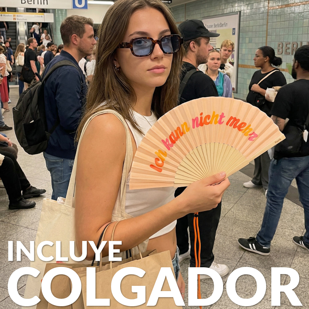 Abanico "Ich kann nicht mehr"