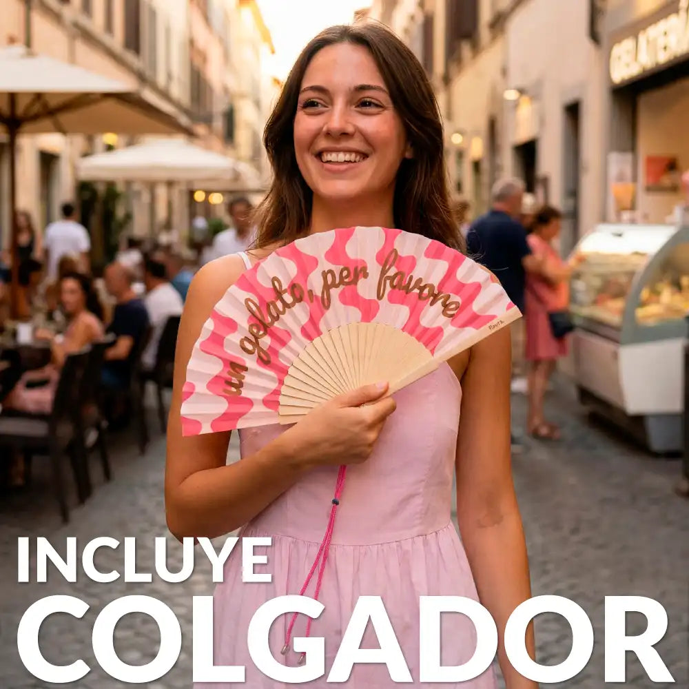 Abanico "Un gelato, per favore"
