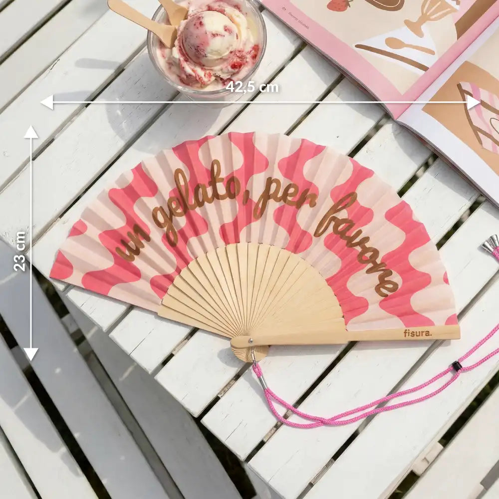 Abanico "Un gelato, per favore"