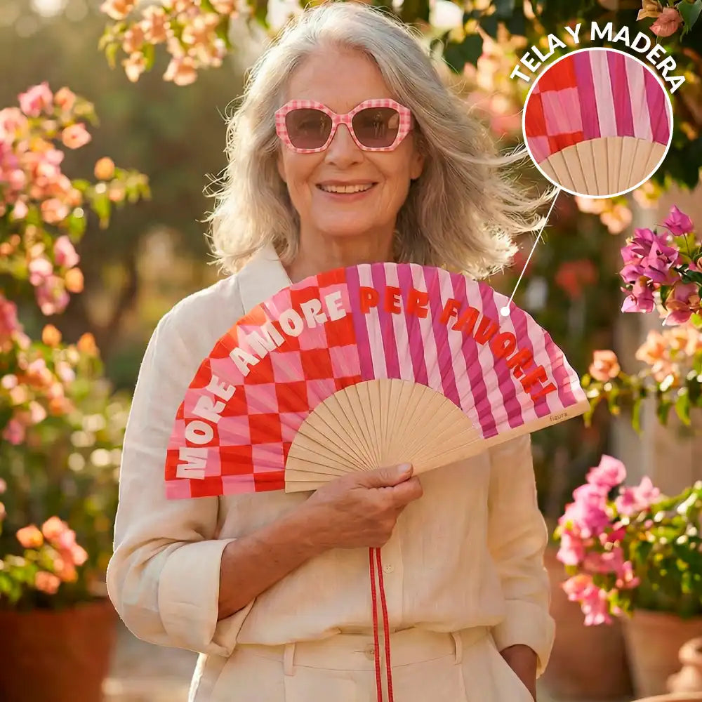 Abanico "More amore, per favore"