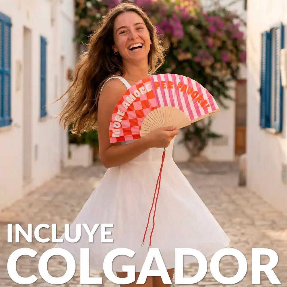 Abanico "More amore, per favore"