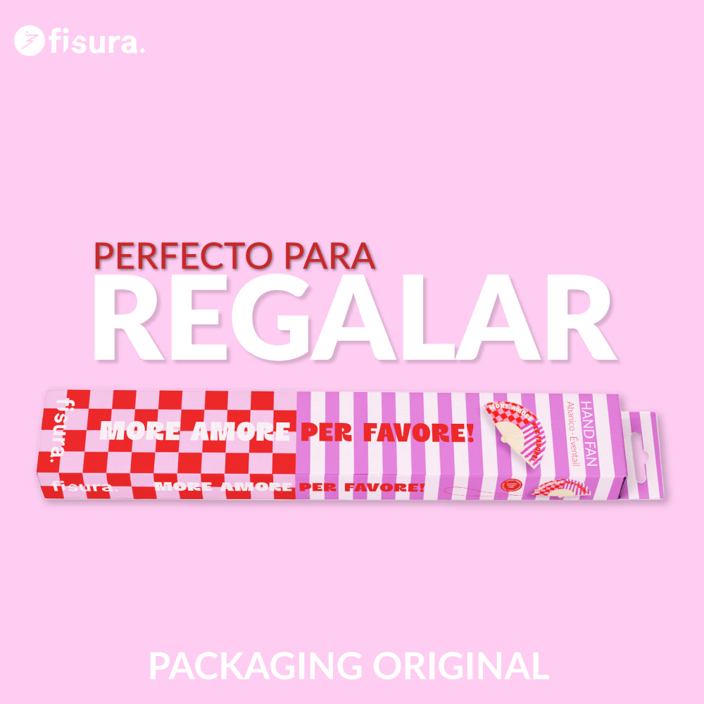 Abanico "More amore, per favore"