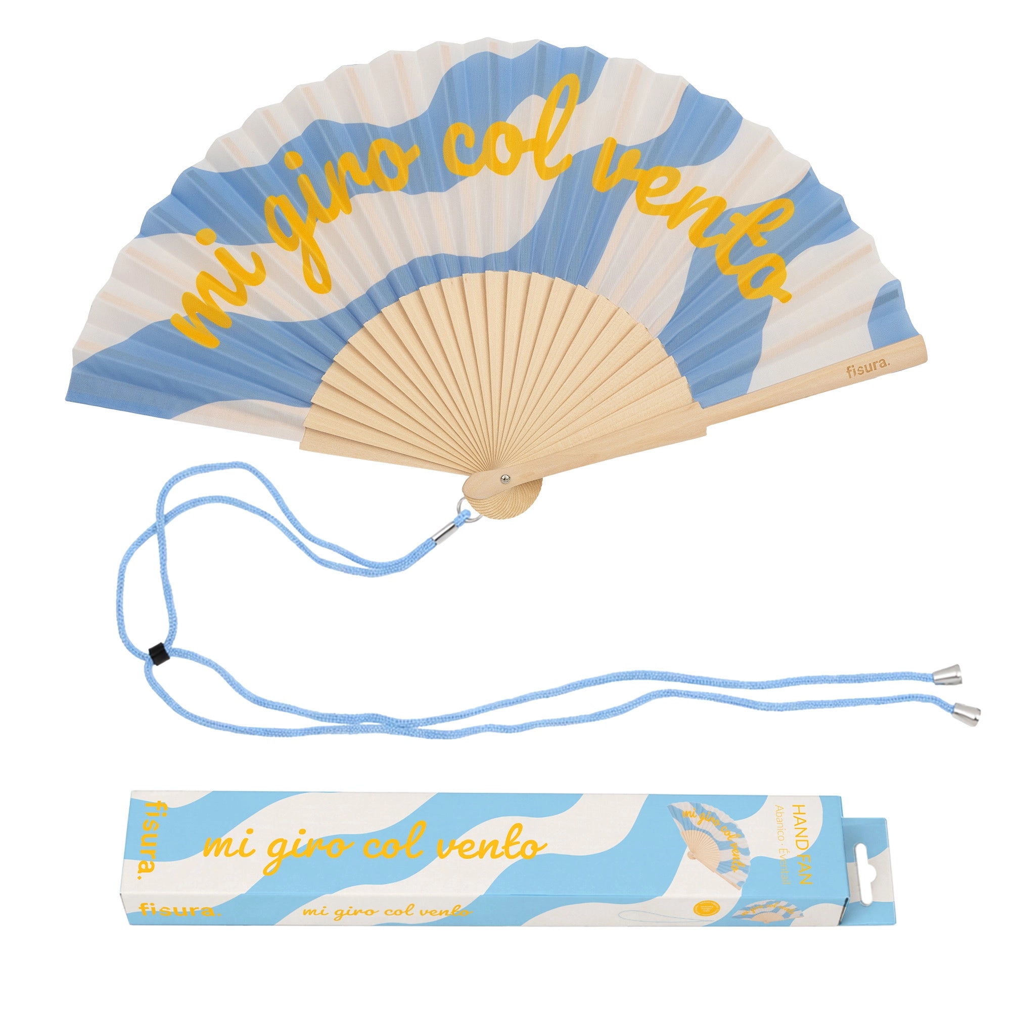 Abanico "Mi giro col vento"