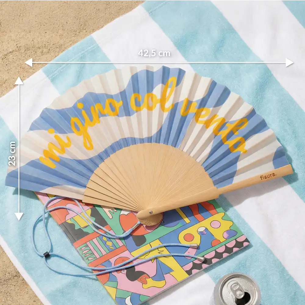 Abanico "Mi giro col vento"