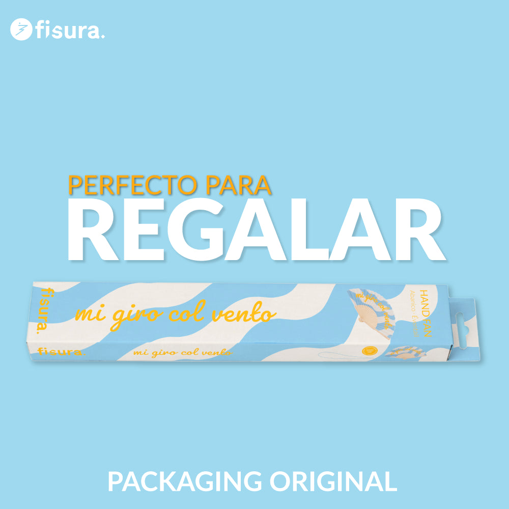 Abanico "Mi giro col vento"