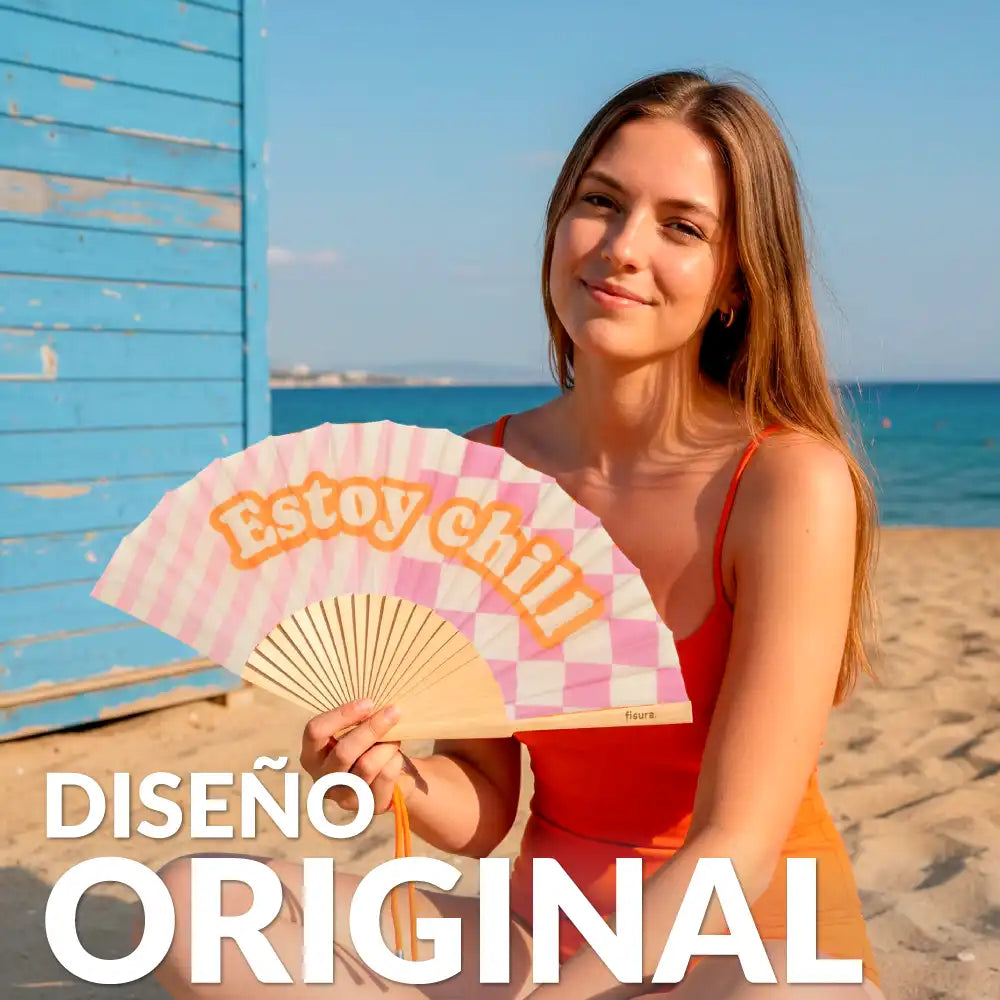 Abanico "Estoy chill”
