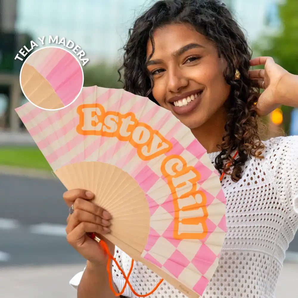 Abanico "Estoy chill”