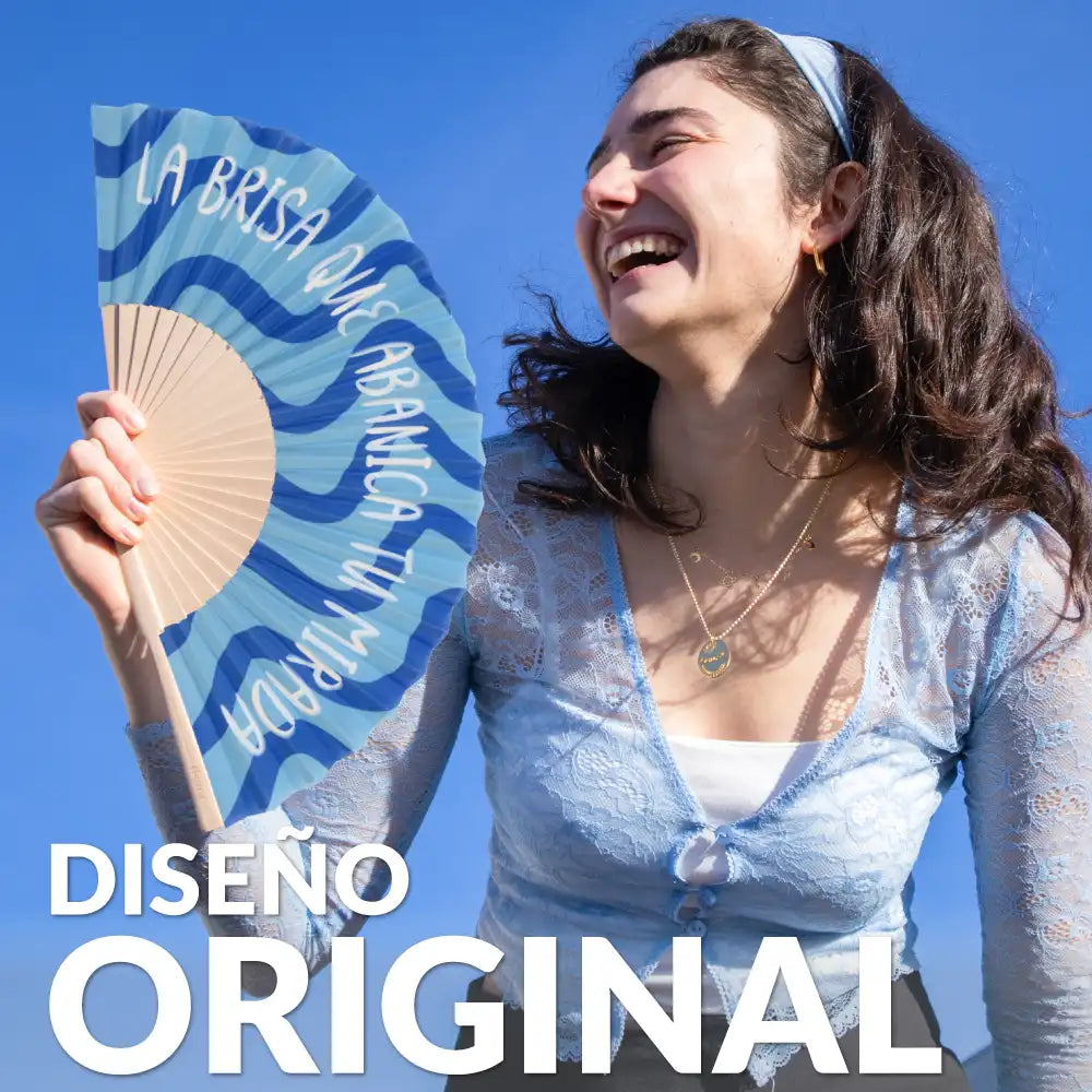 Abanico "La brisa que abanica tu mirada”