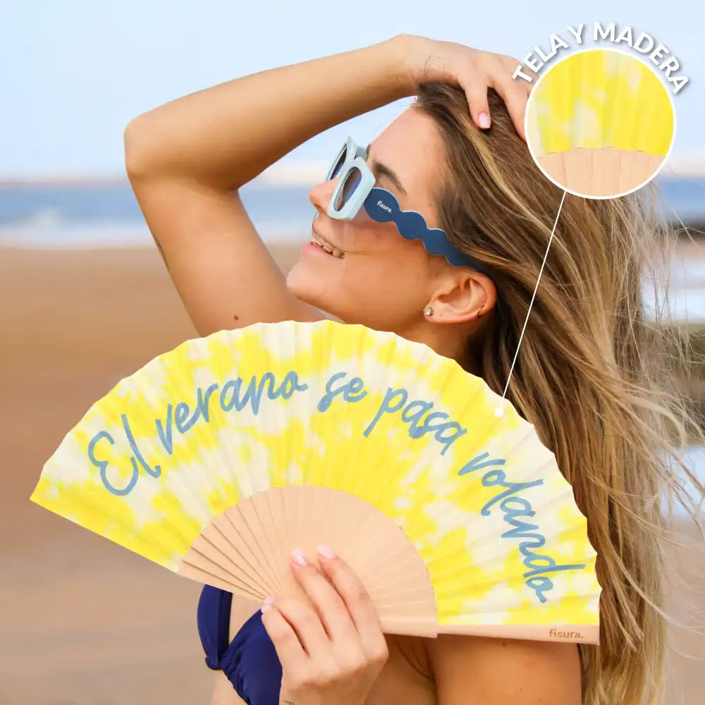 Abanico “El verano se pasa volando”