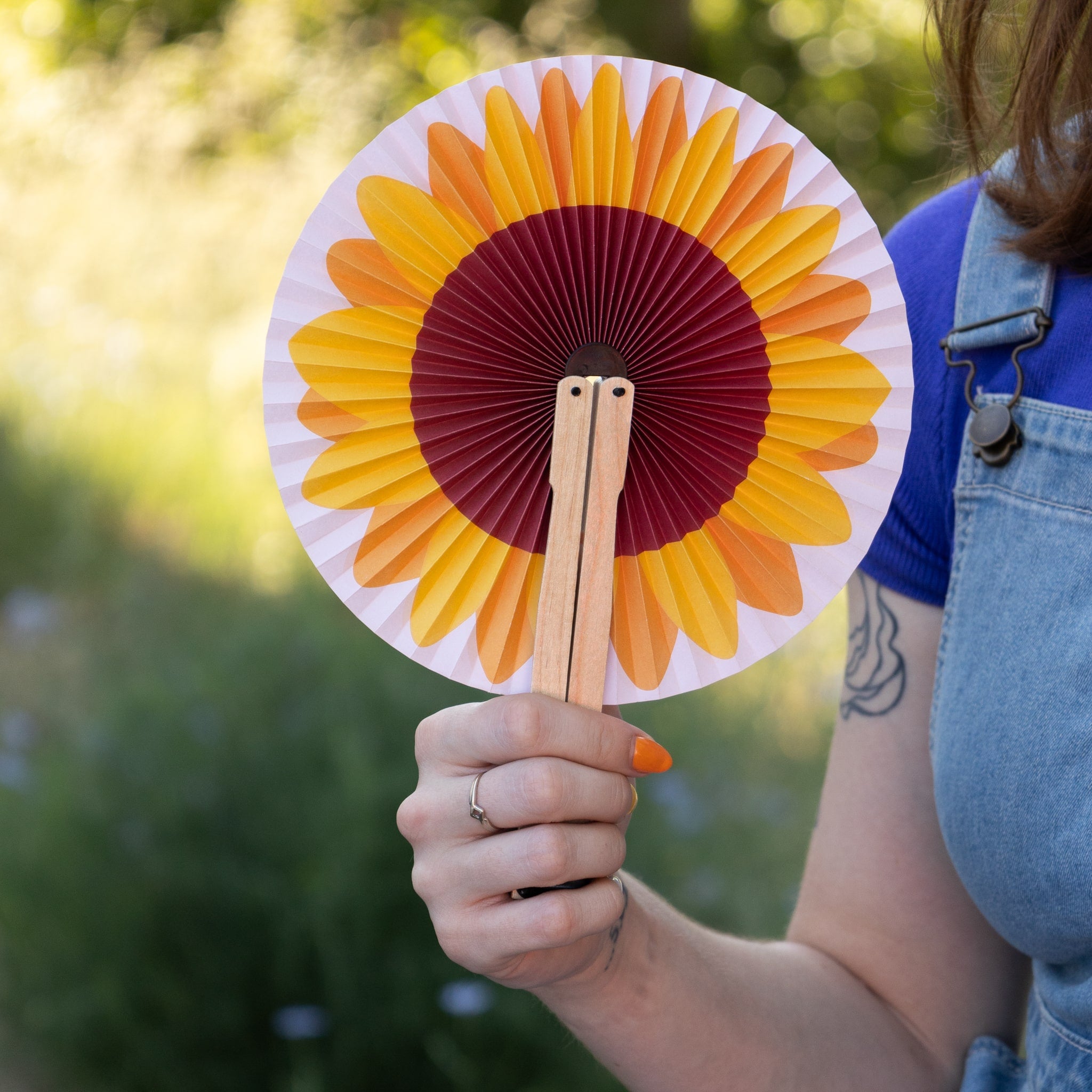 Abanico pai pai “girasol”