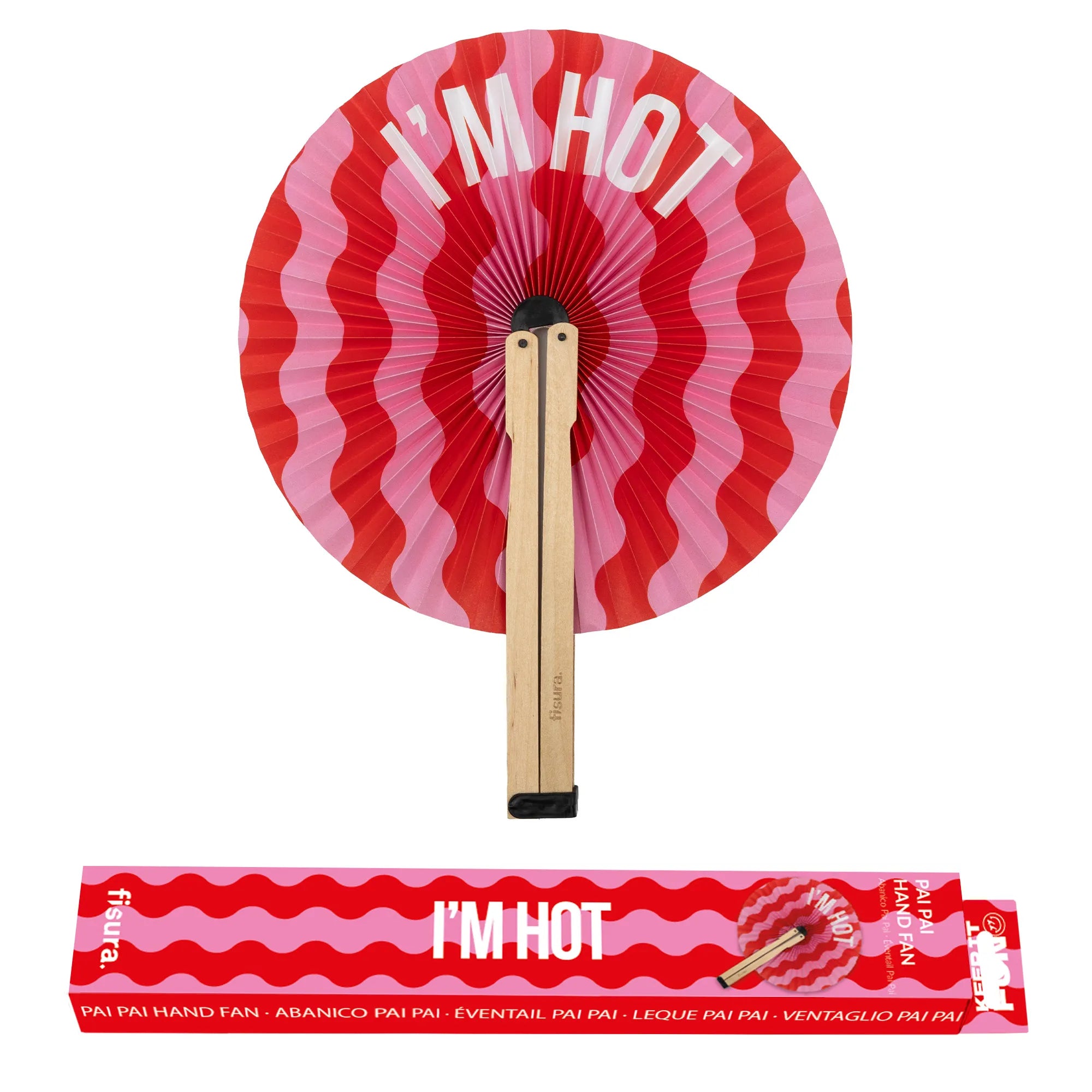 Handfächer Pai Pai „I’m hot“