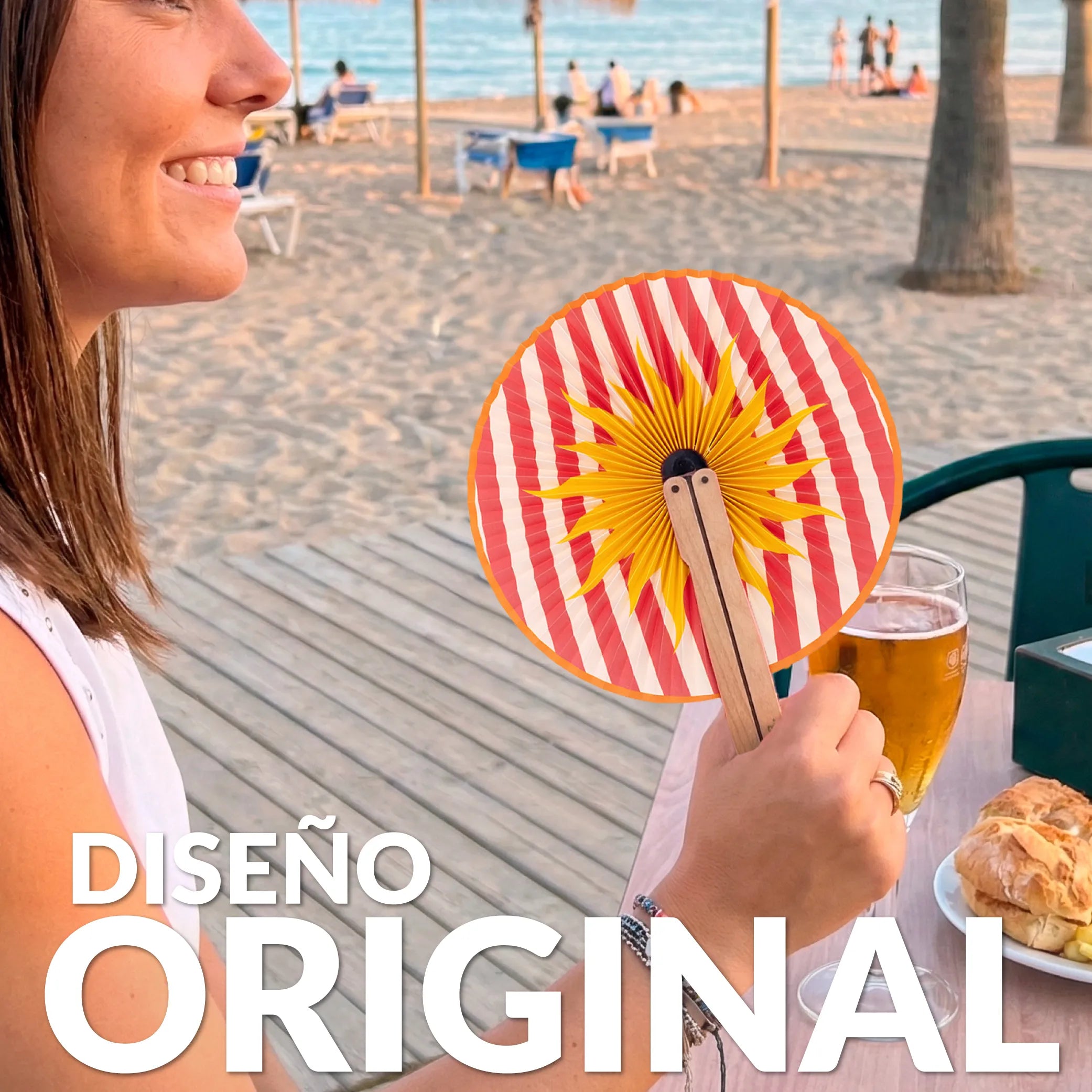 Handfächer Pai Pai „Sol“