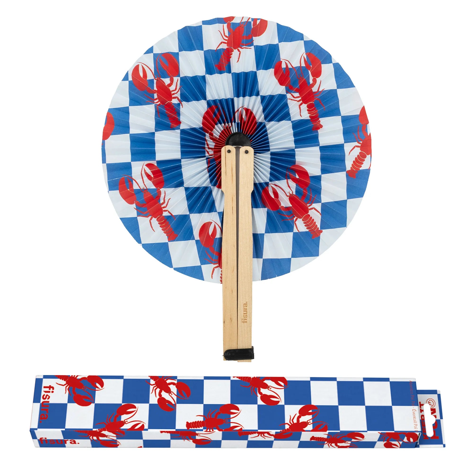 Handfächer Pai Pai Langusten „Langostas“