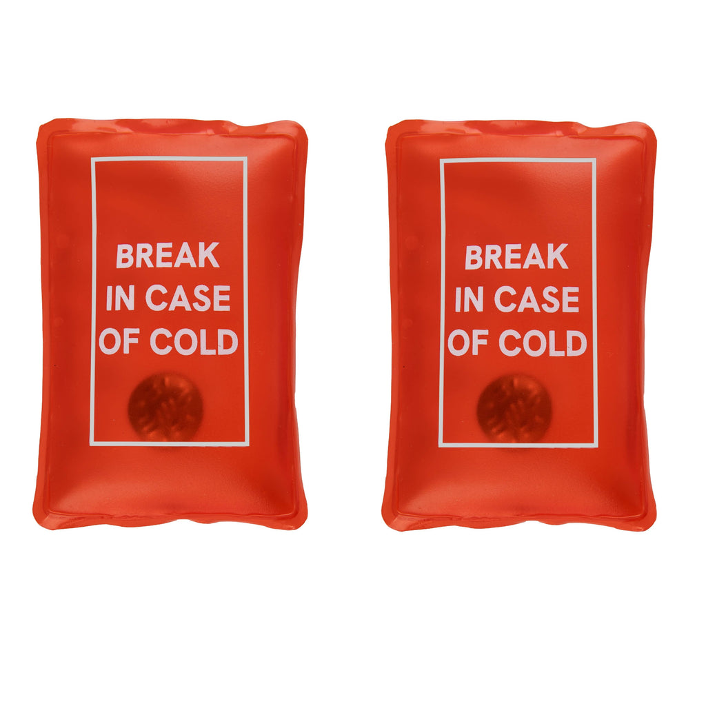 Pack de 2 calentadores de manos “Break in case of cold”
