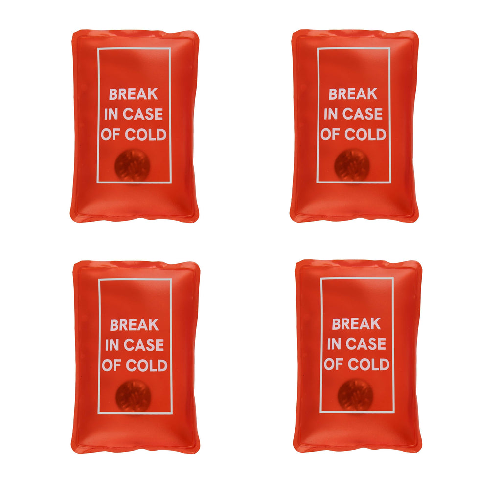 Pack de 4 calentadores de manos “Break in case of cold”