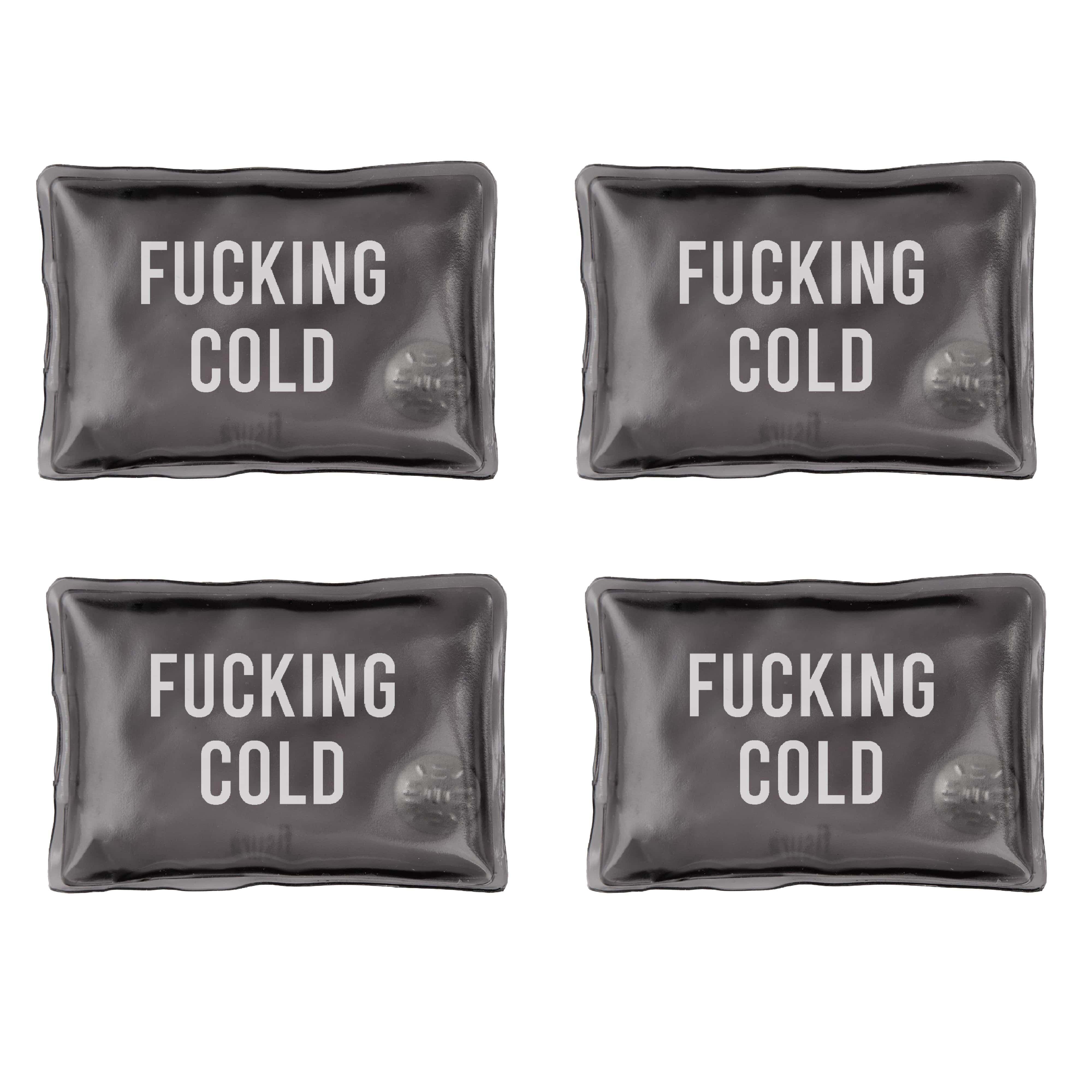Pack de 4 calentadores de manos “Fucking cold"