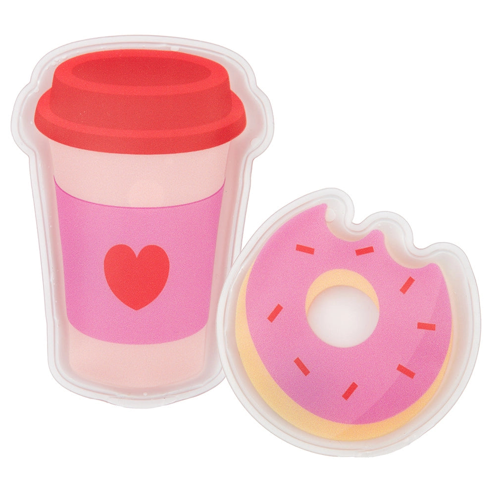 Pack de 2 calentadores de manos “Termo y donut”