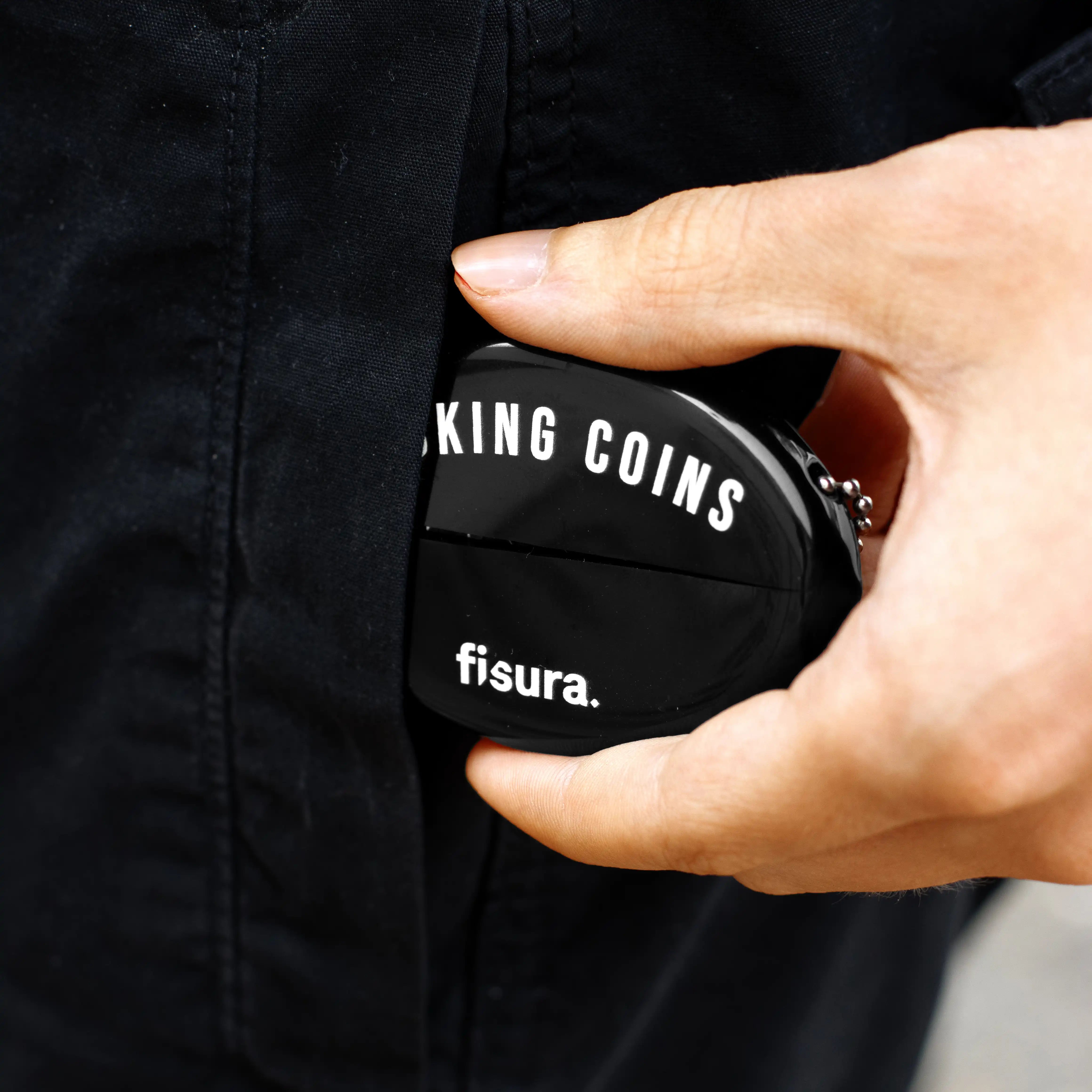 Monedero retro "Fucking coins" set de 5