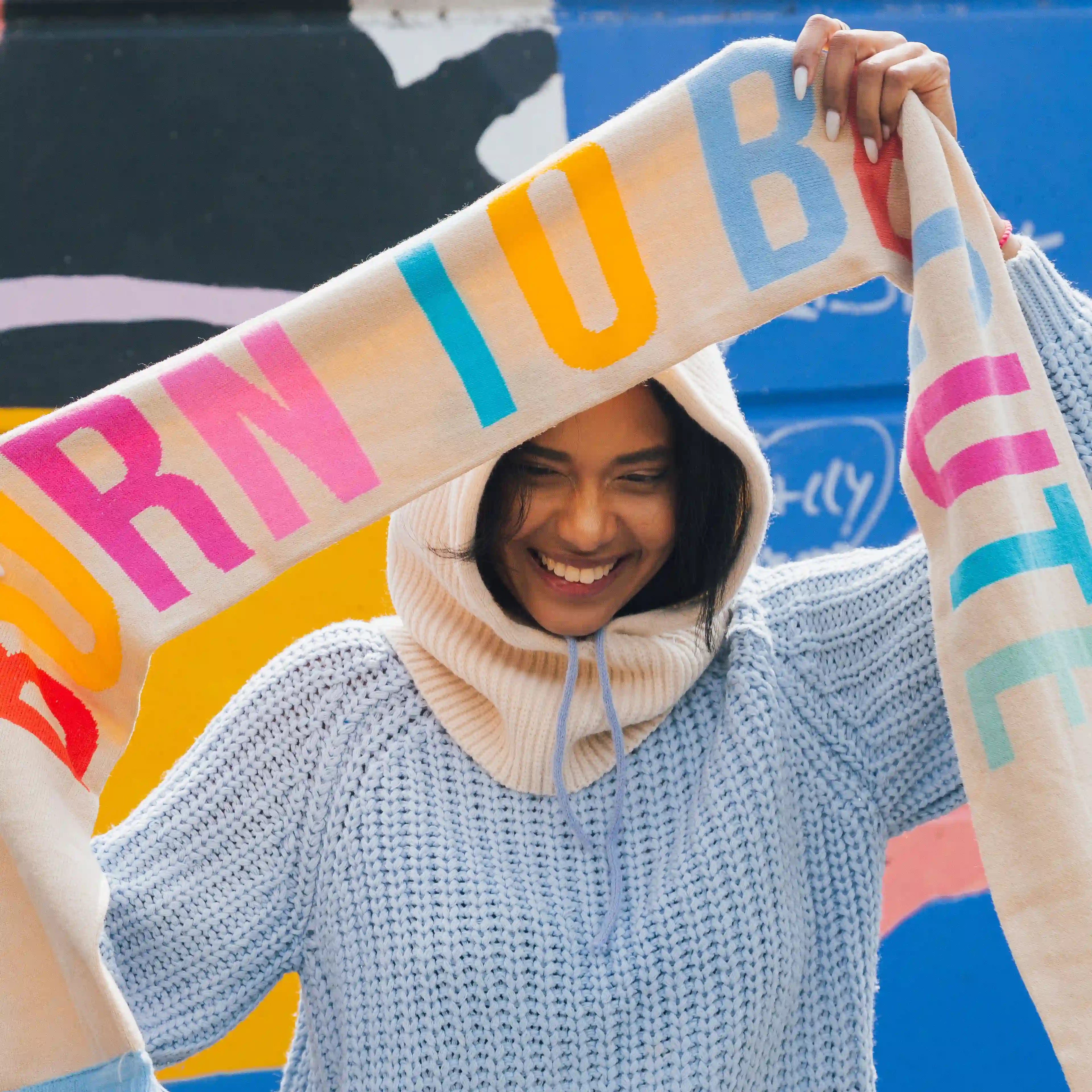 Bufanda "Born to be cute”